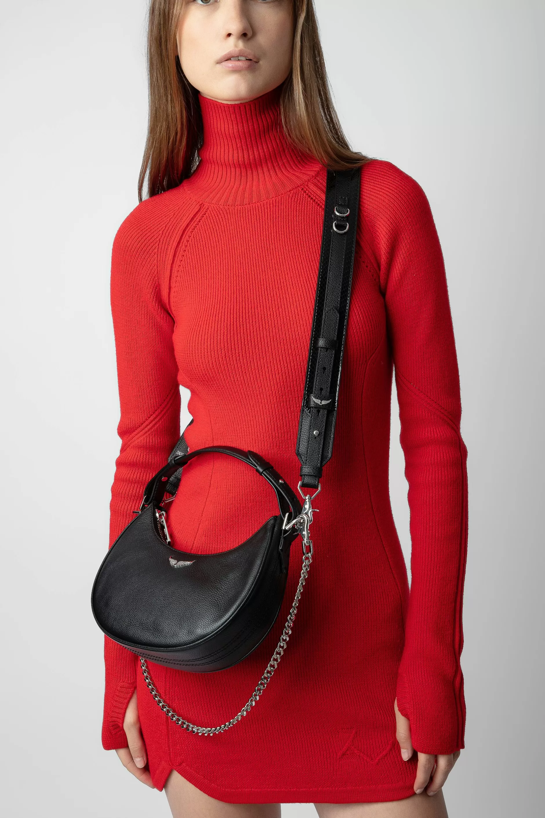 Zadig & Voltaire Bandoulière Reglable Sauvage Brillante^Femmes Sangles Et Accessoires