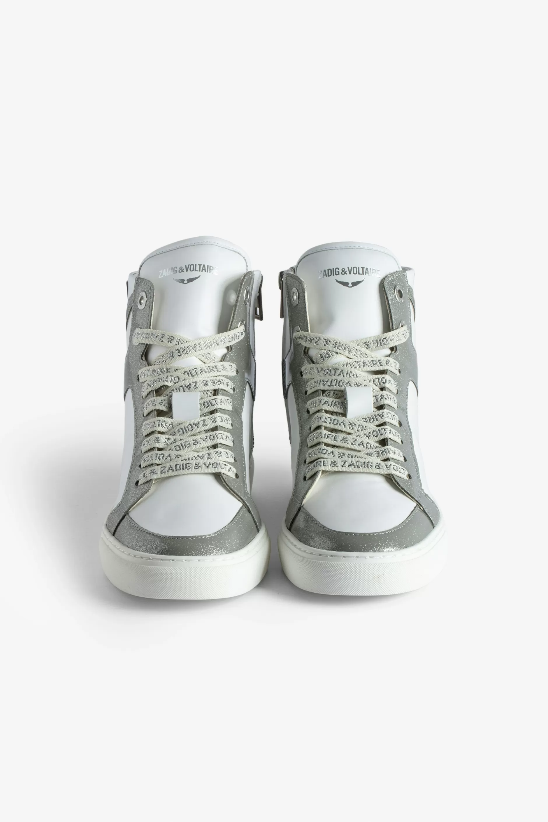 Zadig & Voltaire Baskets Montantes Brevetees Zv1747 High Flash Infinity^Femmes Formateurs