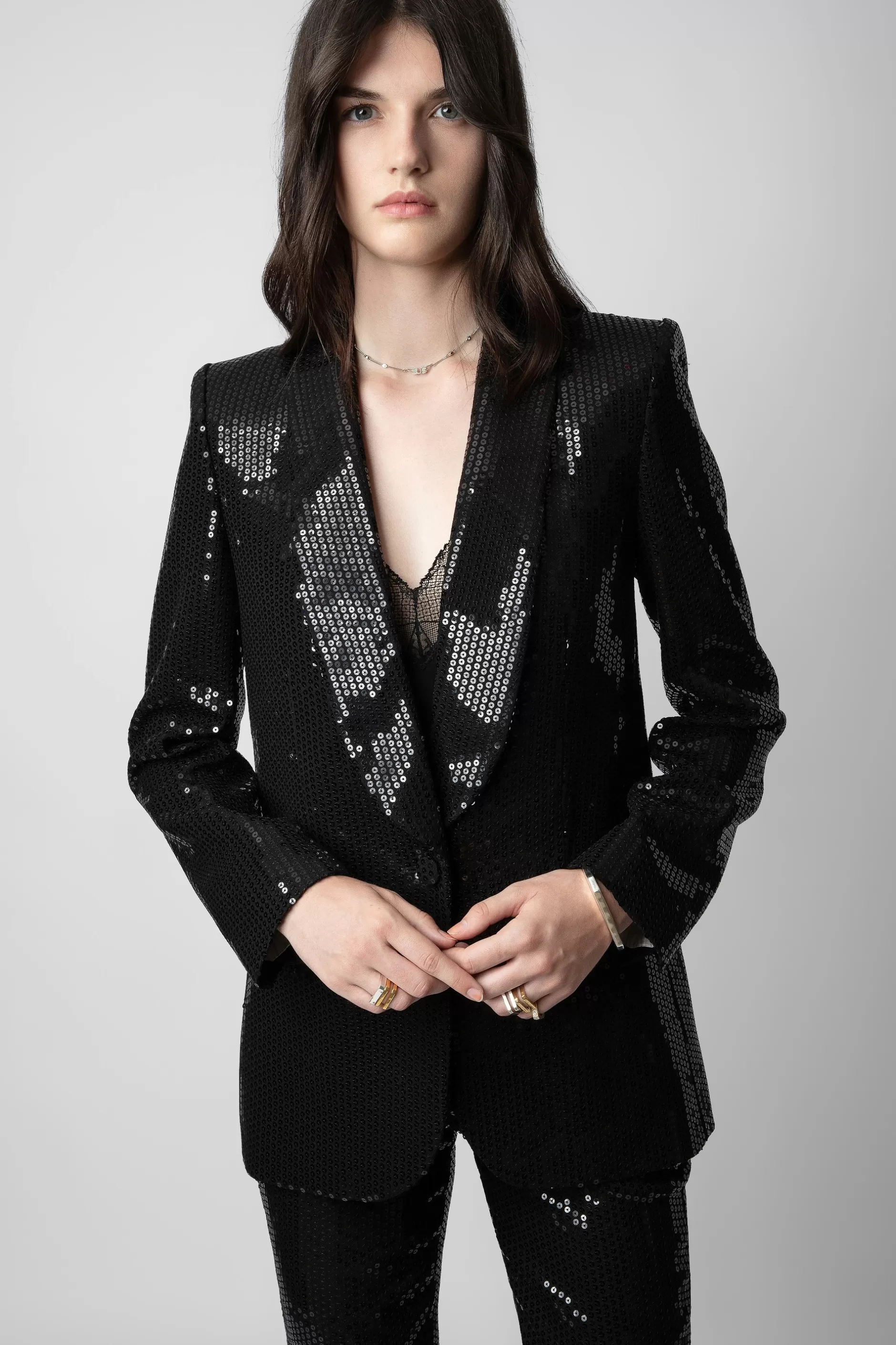 Zadig & Voltaire Blazer A Sequins Vive^Femmes Costumes