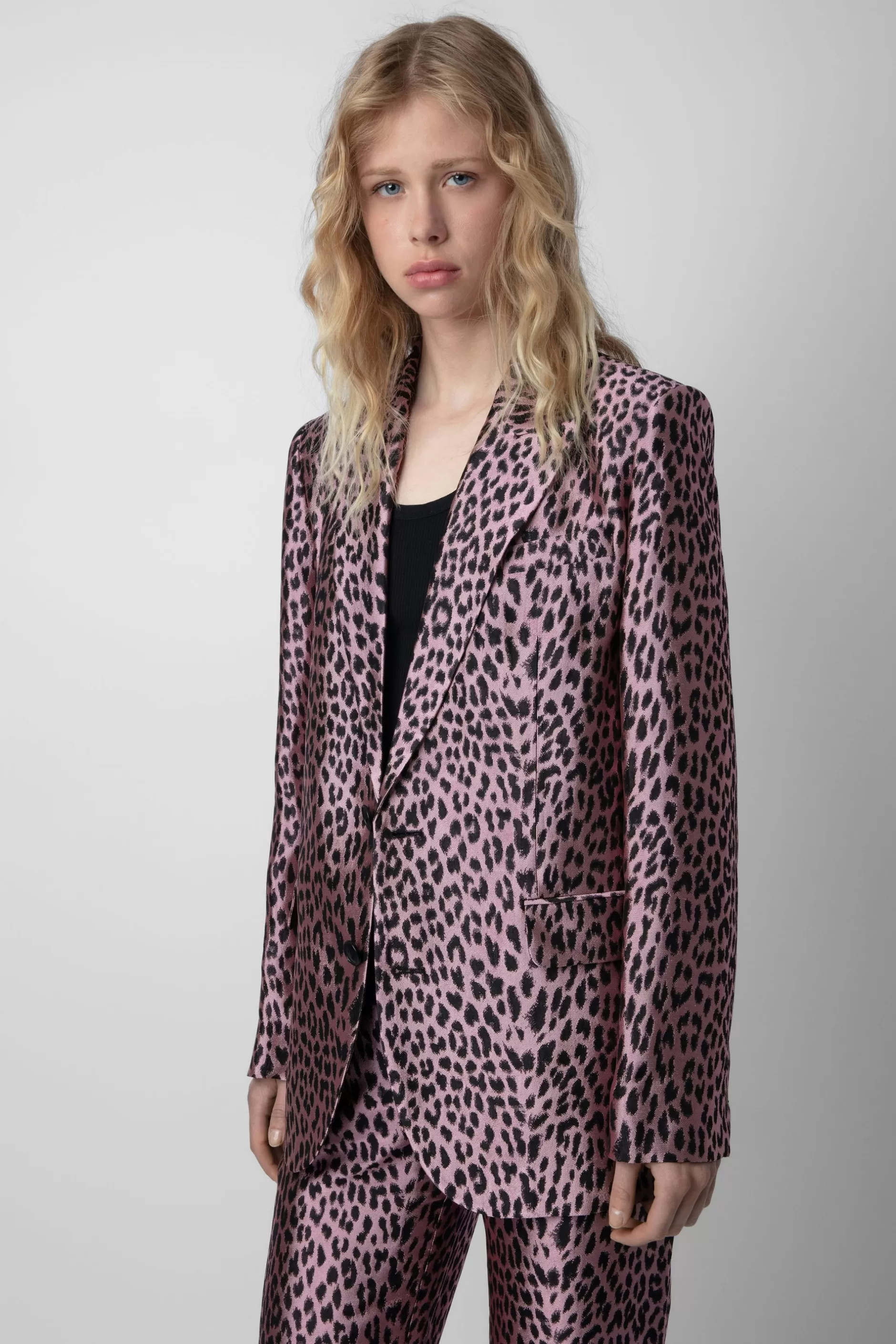Zadig & Voltaire Blazer Jacquard Leopard Vegy^Femmes Costumes