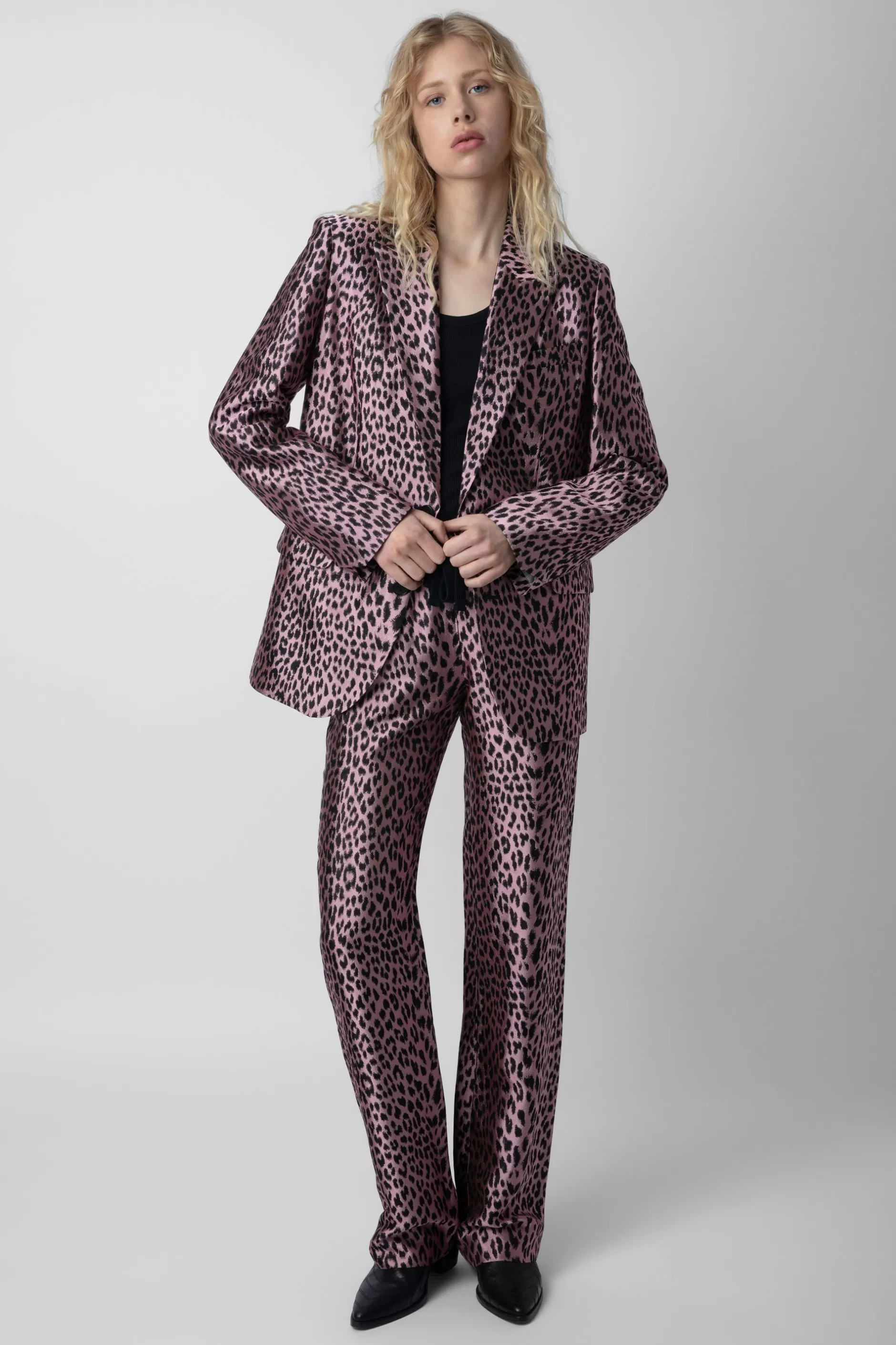 Zadig & Voltaire Blazer Jacquard Leopard Vegy^Femmes Costumes