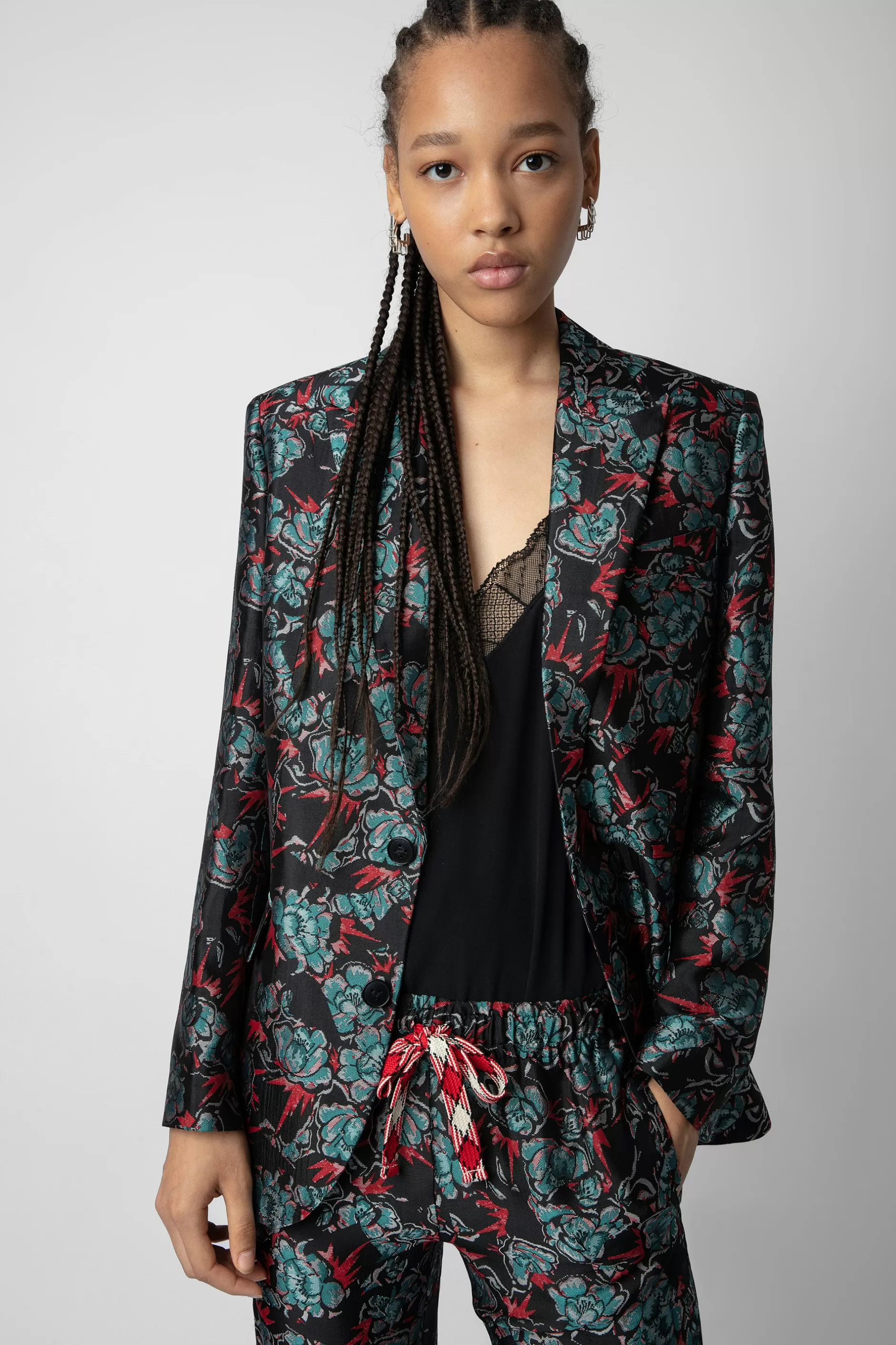 Zadig & Voltaire Blazer Vegy Thunder En Jacquard^Femmes Costumes