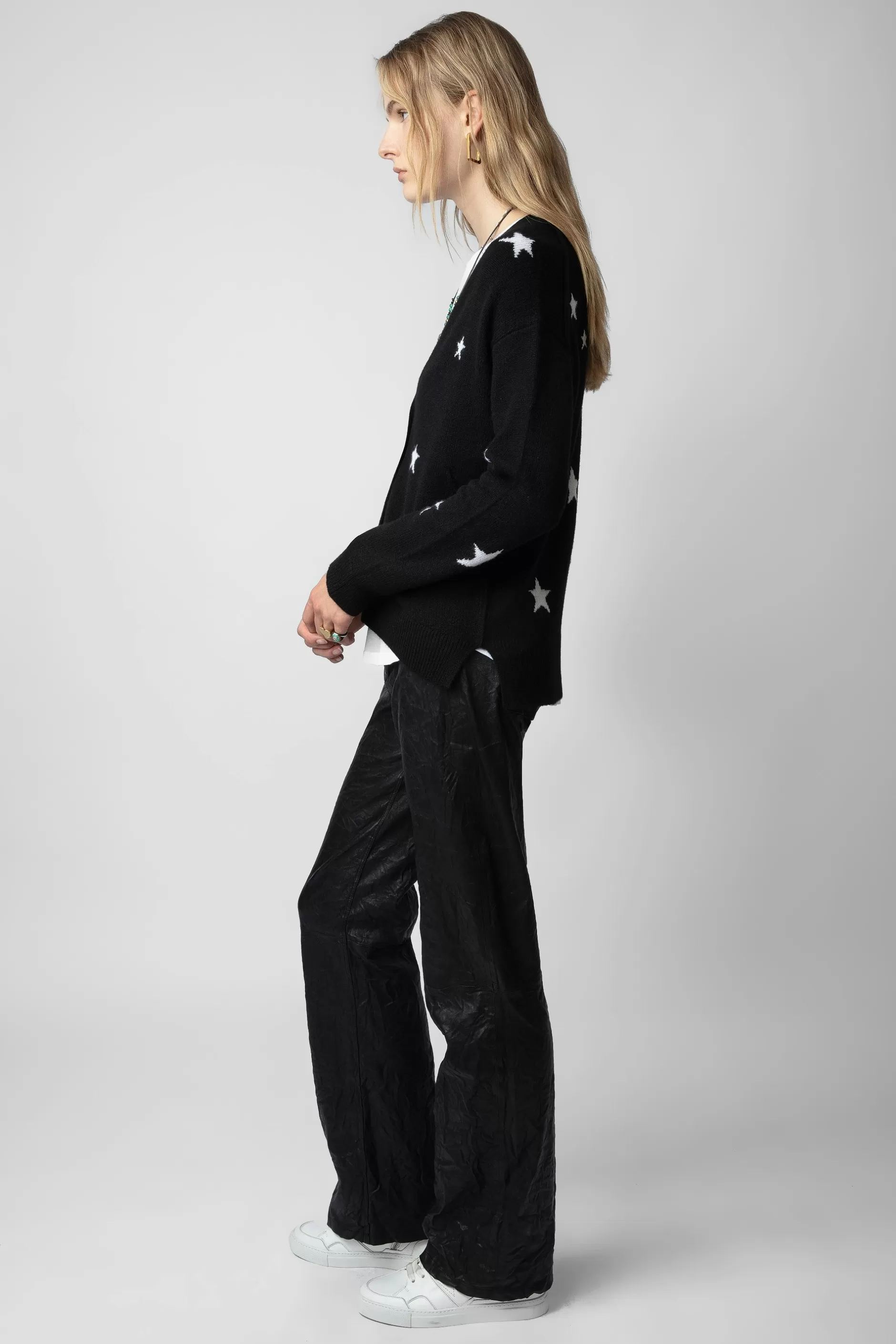 Zadig & Voltaire Cardigan En Cachemire Etoiles Mirka^Femmes Pulls Et Gilets