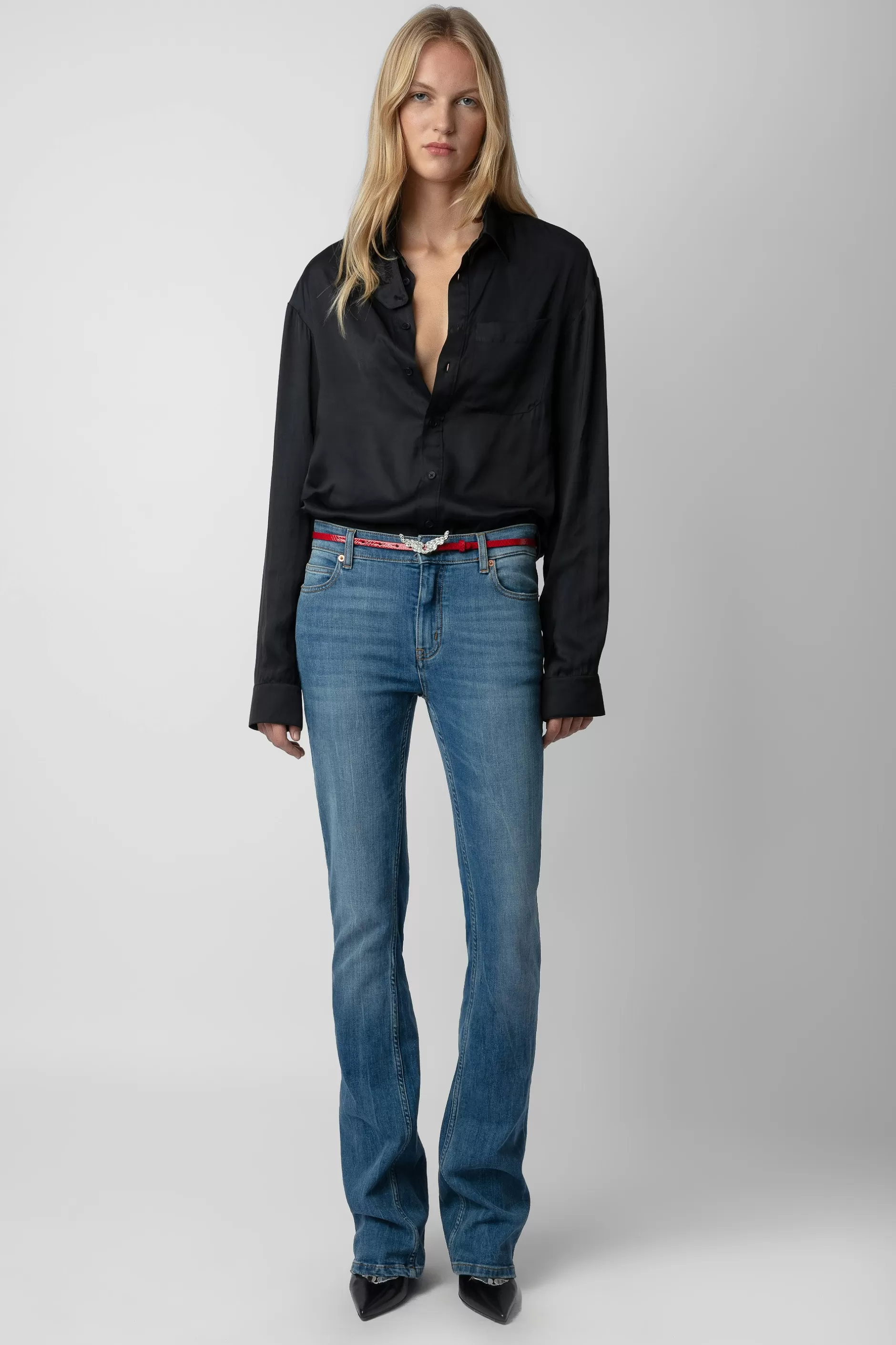 Zadig & Voltaire Chemise En Satin Tyrone^Femmes Unisexe