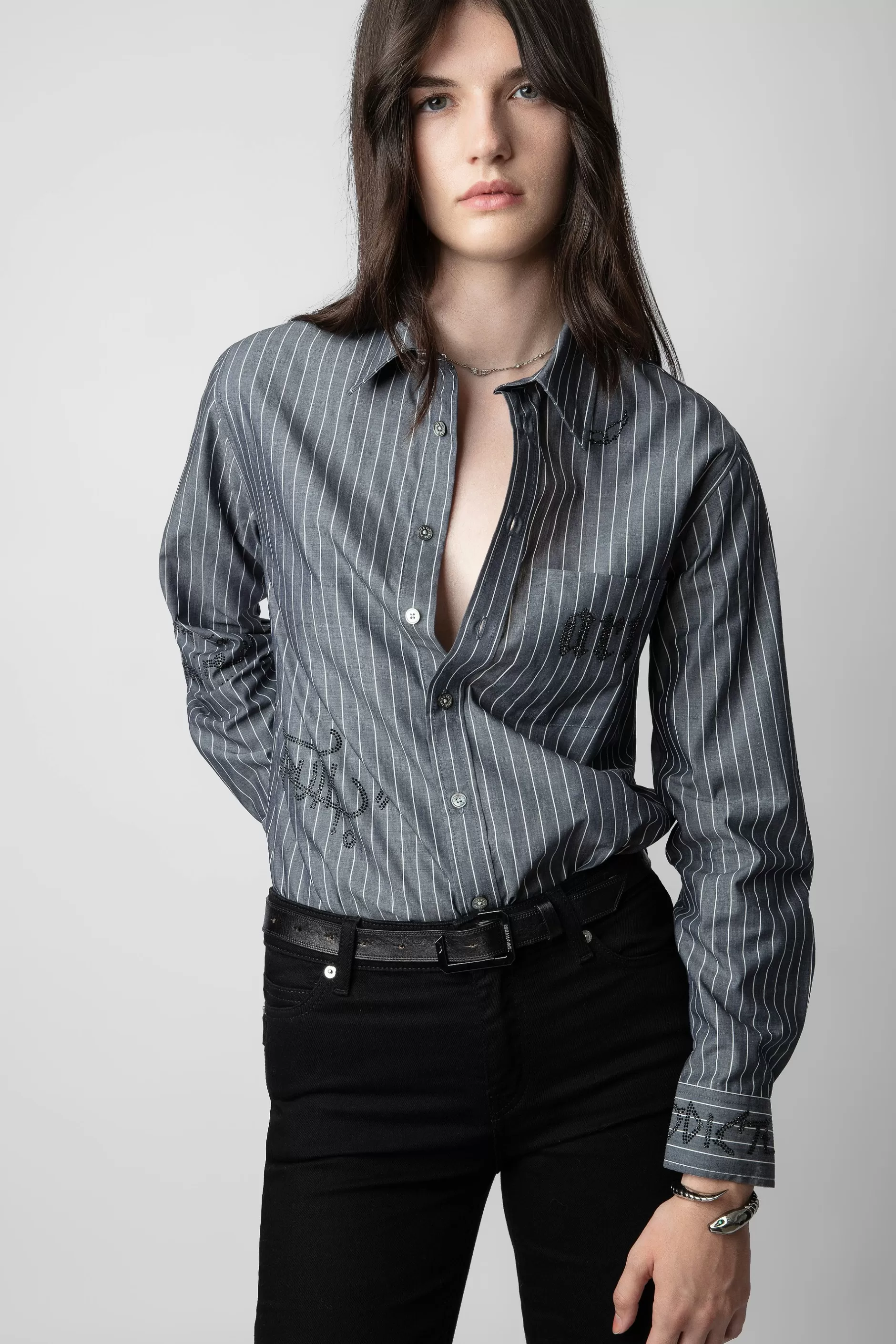Zadig & Voltaire Chemise Taskiz Diamantee^Femmes Chemises Et Hauts