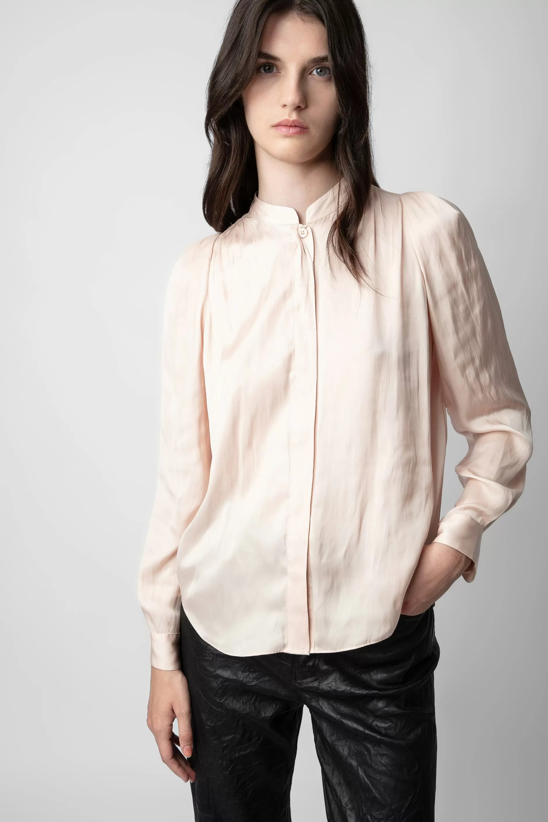 Zadig & Voltaire Chemisier En Satin Delicat^Femmes Chemises Et Hauts