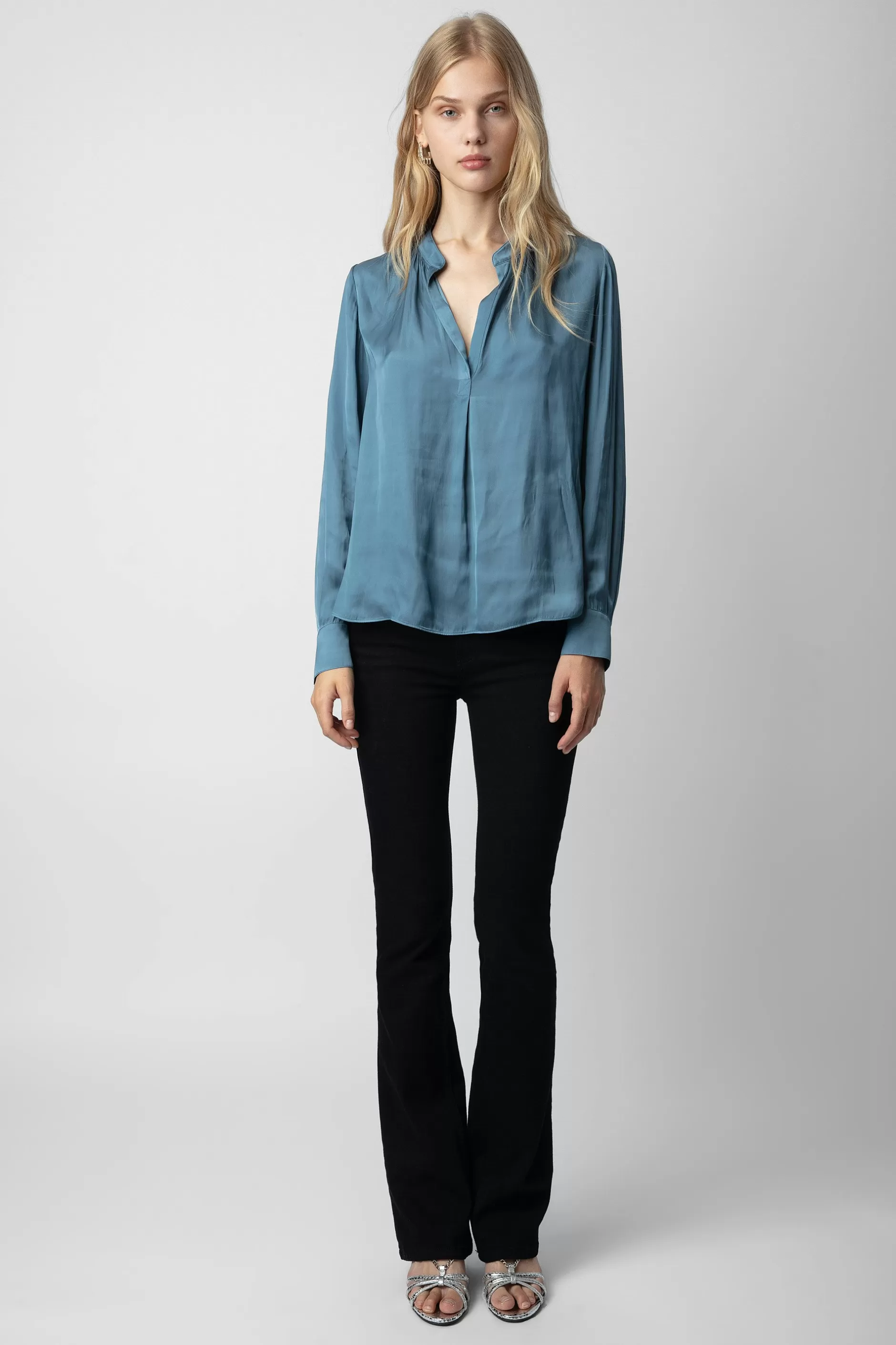 Zadig & Voltaire Chemisier En Satin Tink^Femmes Chemises Et Hauts
