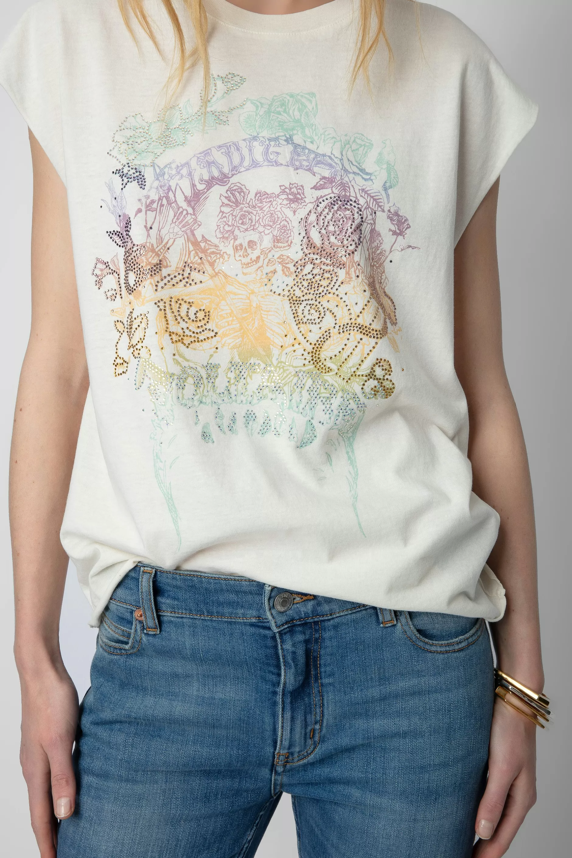 Zadig & Voltaire Debardeur Cecilia Diamante^Femmes T-Shirts