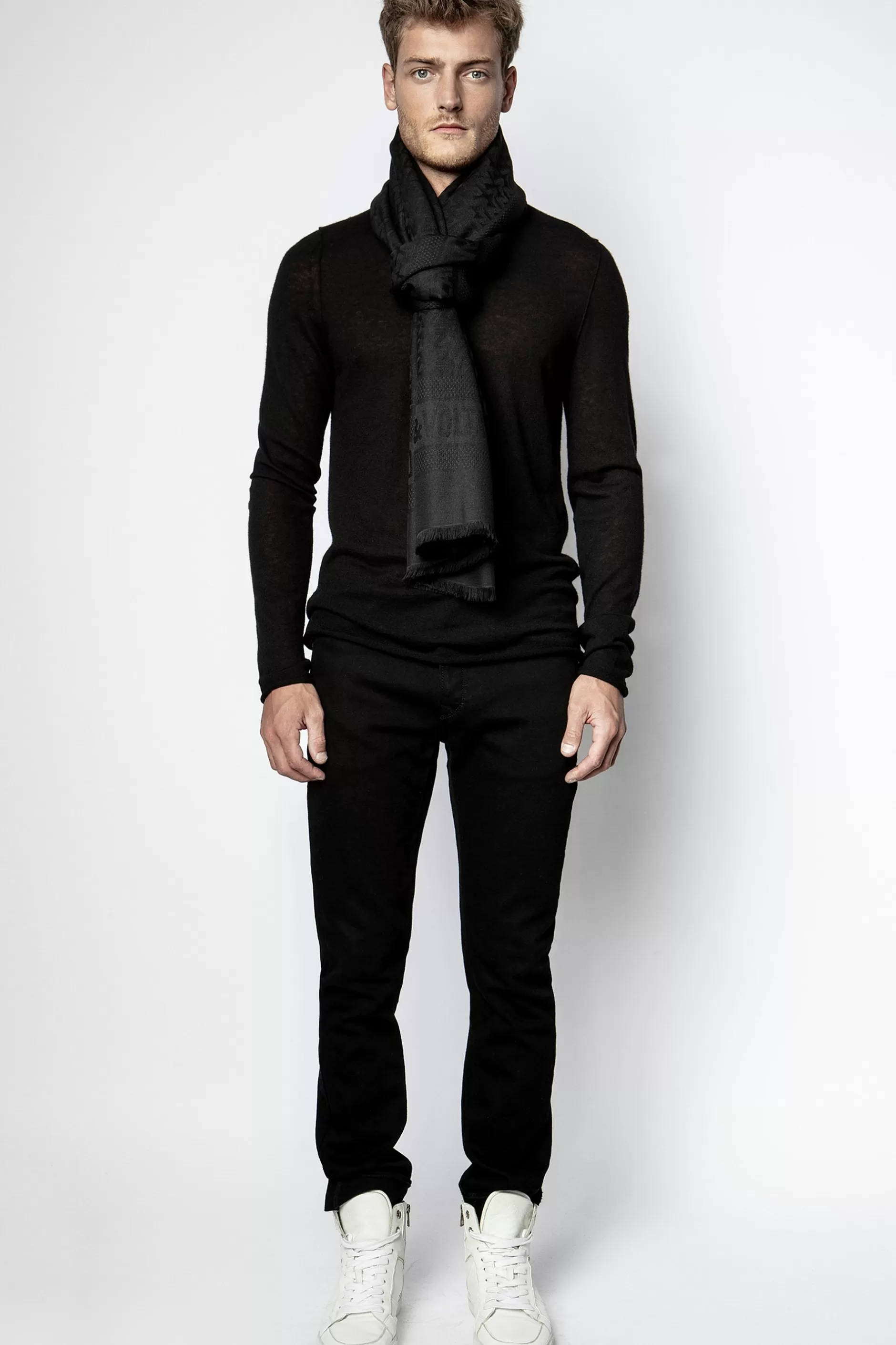 Zadig & Voltaire Foulard Zv Initiale Glenn^Hommes Echarpes