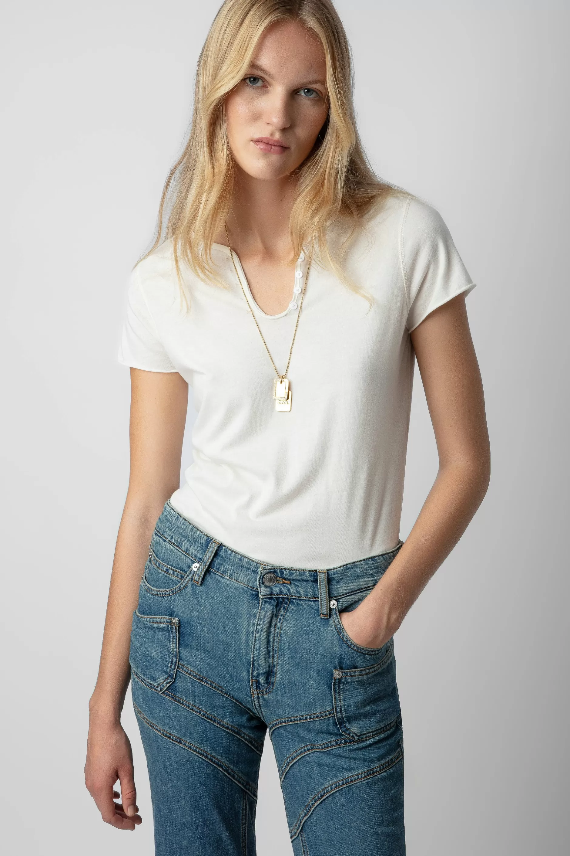 Zadig & Voltaire Haut Henley Concert Crush^Femmes T-Shirts