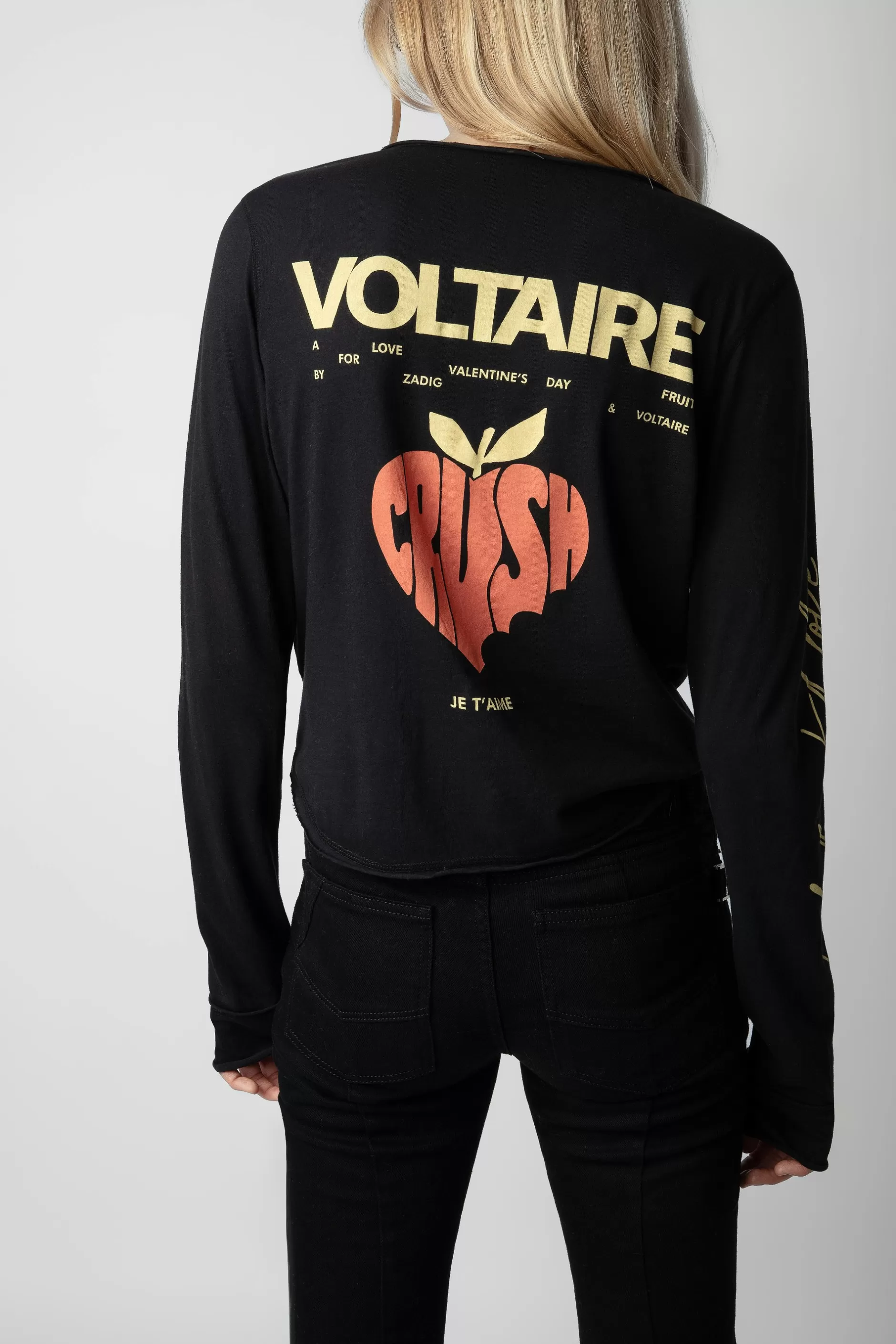 Zadig & Voltaire Haut Henley Court Concert Crush^Femmes T-Shirts