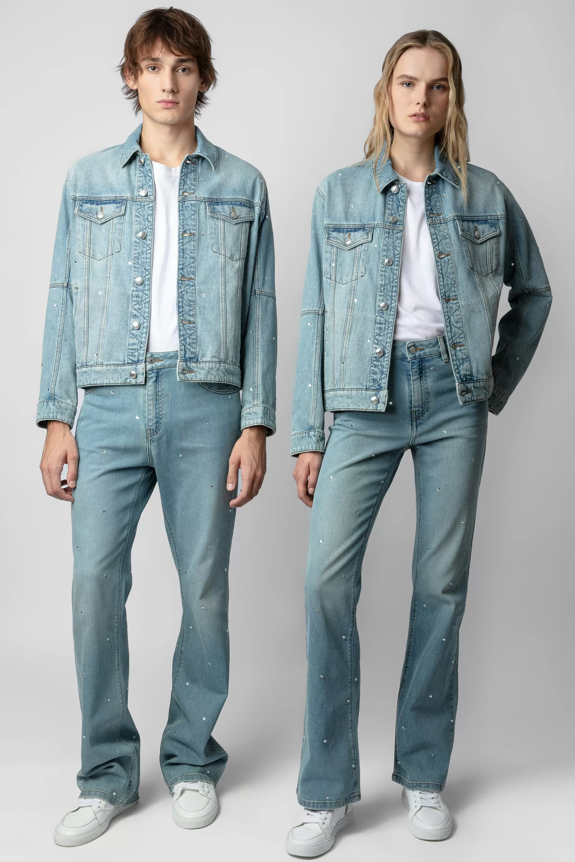 Zadig & Voltaire Jean Emile Diamante^Femmes Unisexe