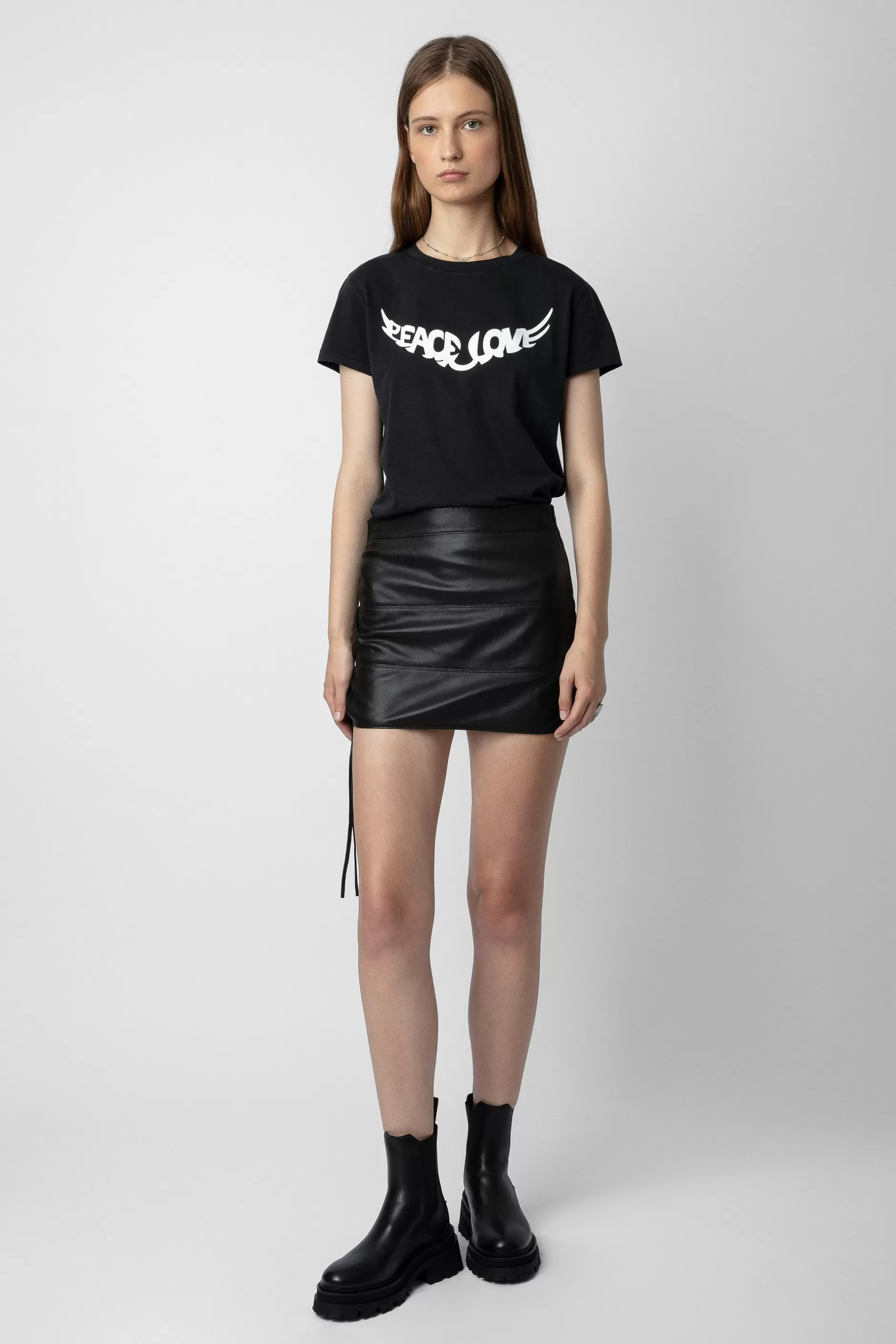 Zadig & Voltaire Jupe En Cuir Jylo^Femmes Robes Et Jupes