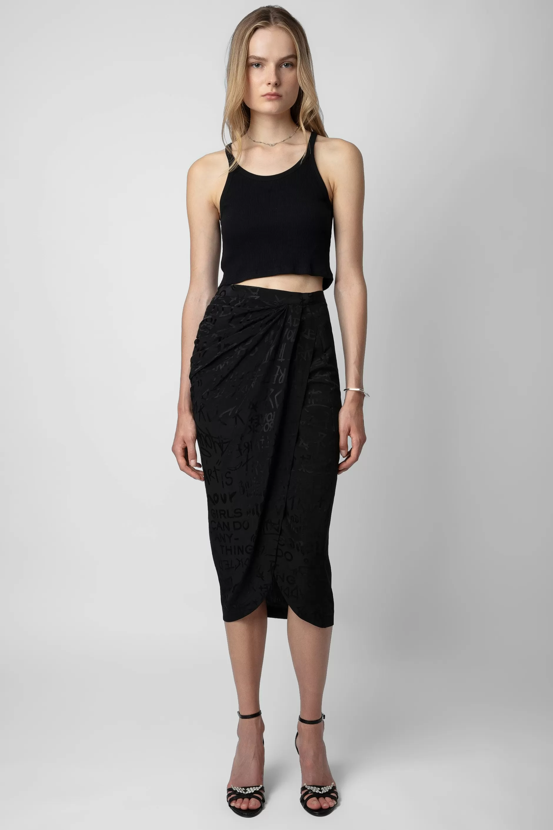 Zadig & Voltaire Jupe En Jacquard De Soie Jamelia^Femmes Robes Et Jupes