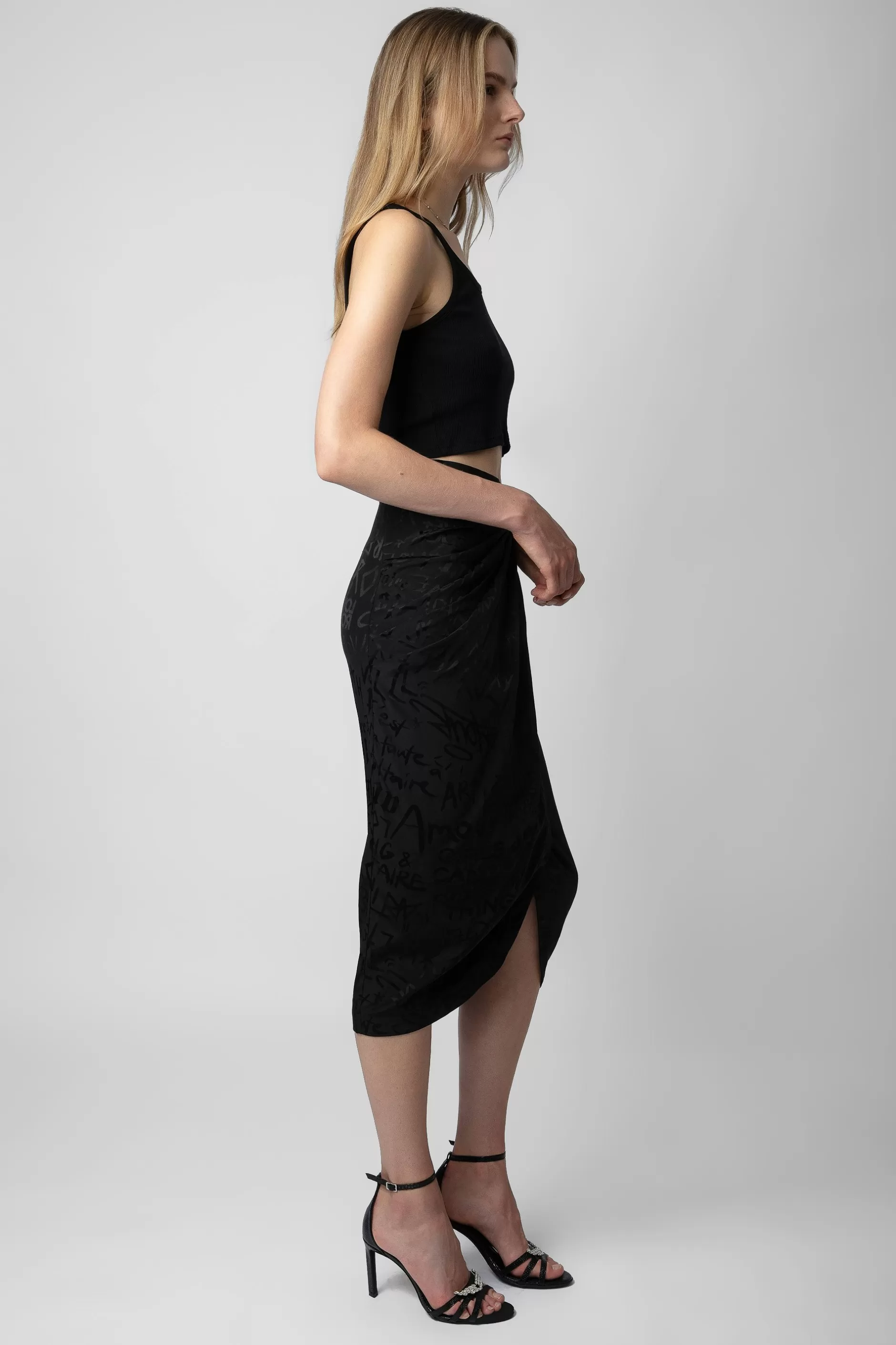 Zadig & Voltaire Jupe En Jacquard De Soie Jamelia^Femmes Robes Et Jupes