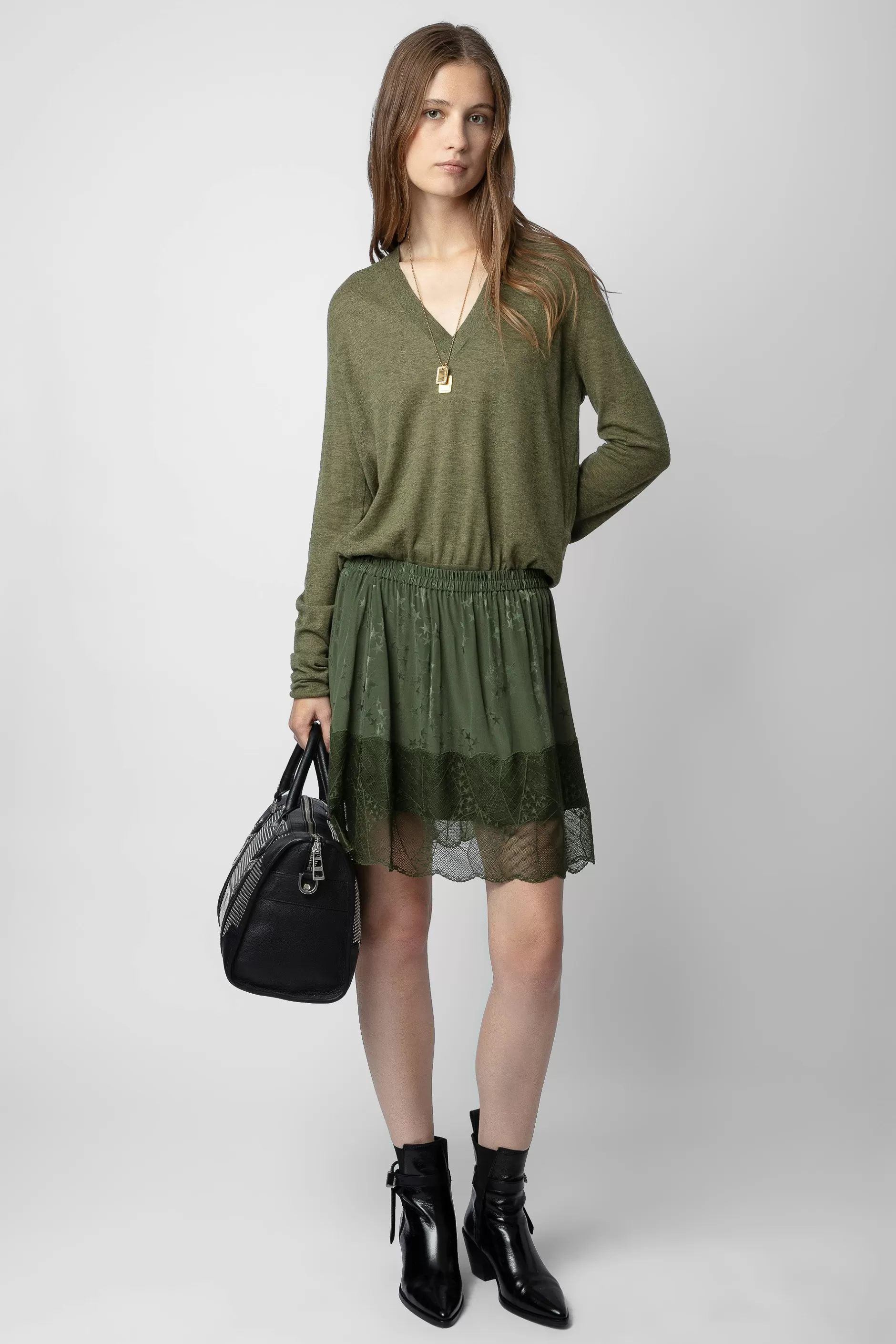 Zadig & Voltaire Jupe En Jacquard De Soie Jimy^Femmes Robes Et Jupes