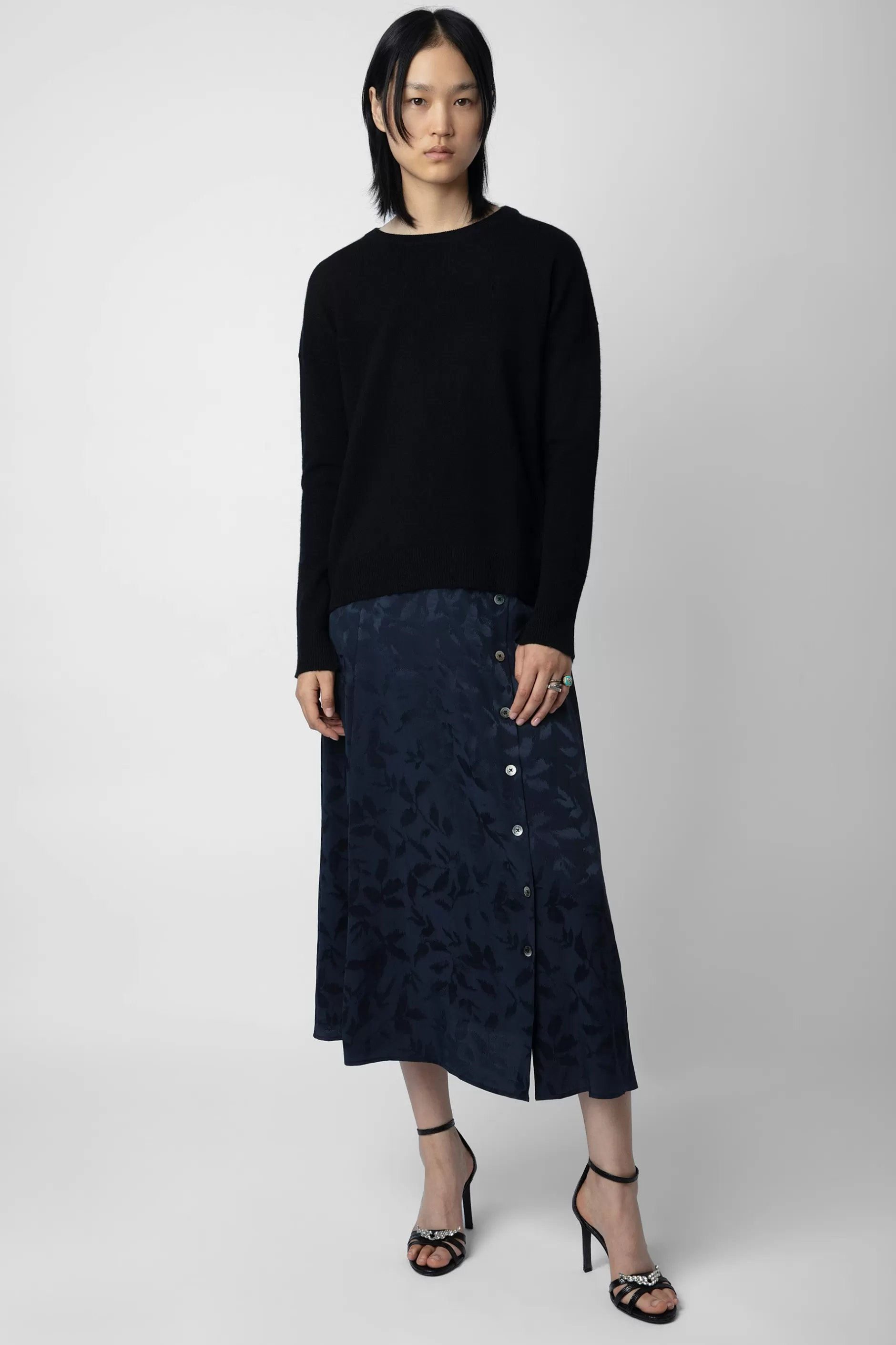Zadig & Voltaire Jupe En Jacquard De Soie June^Femmes Robes Et Jupes