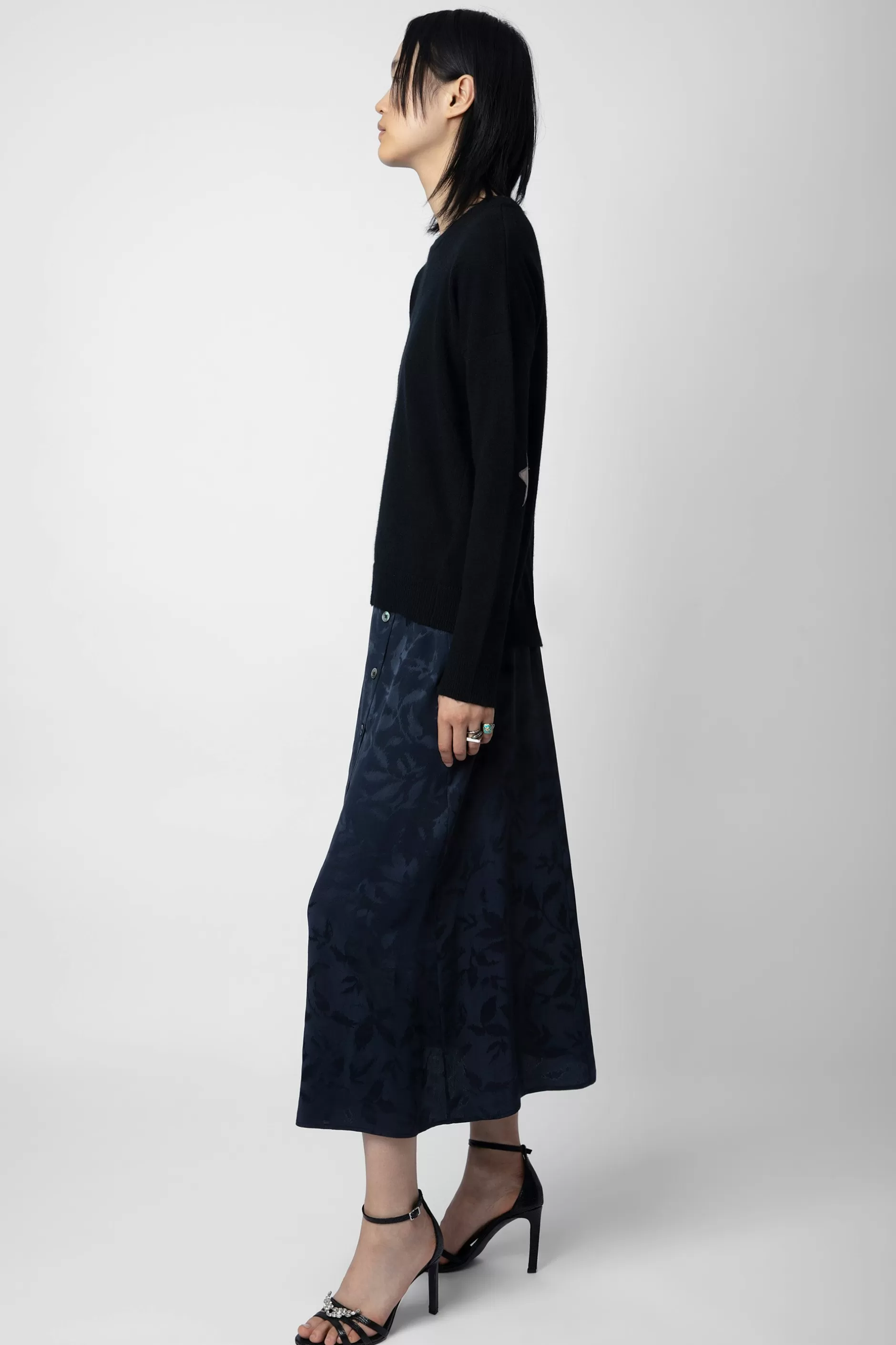 Zadig & Voltaire Jupe En Jacquard De Soie June^Femmes Robes Et Jupes