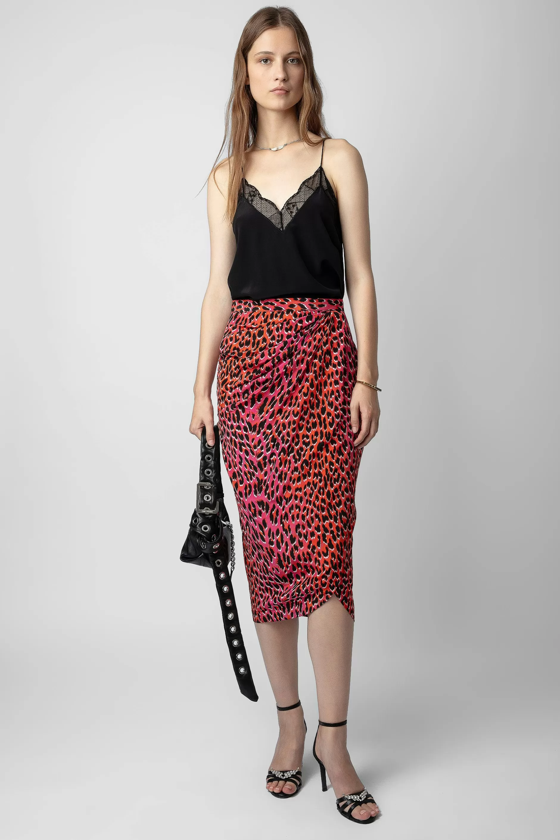 Zadig & Voltaire Jupe En Soie Leopard Jamelia^Femmes Robes Et Jupes