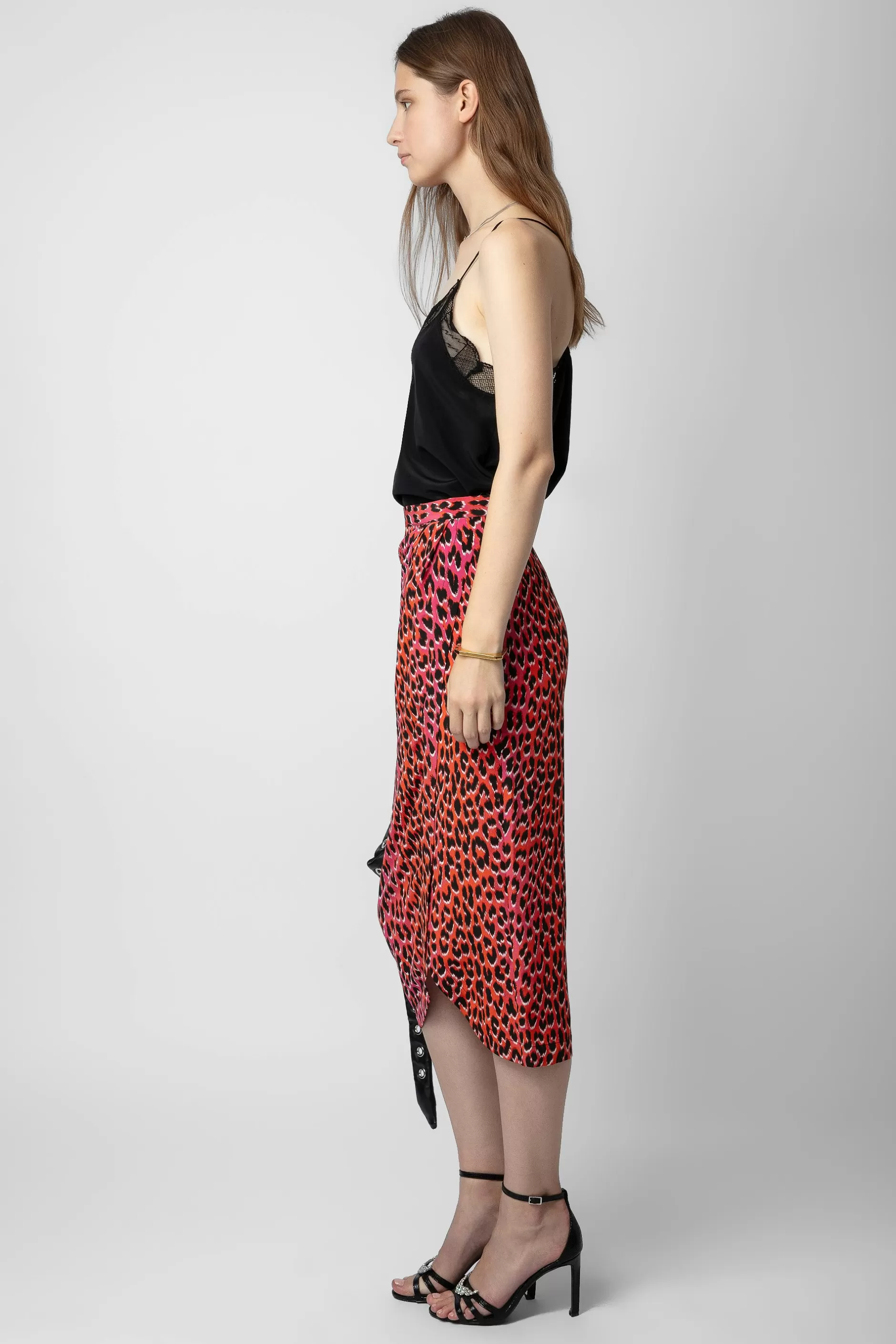 Zadig & Voltaire Jupe En Soie Leopard Jamelia^Femmes Robes Et Jupes