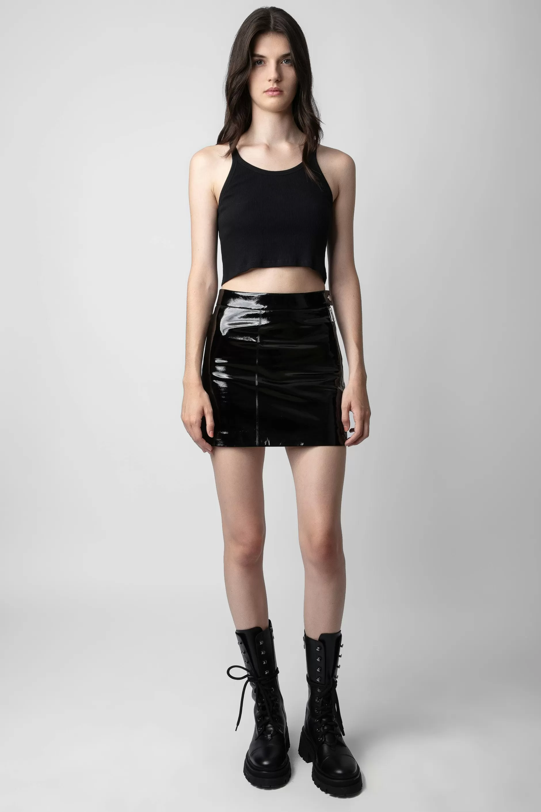 Zadig & Voltaire Jupe En Vinyle Jinette^Femmes Robes Et Jupes