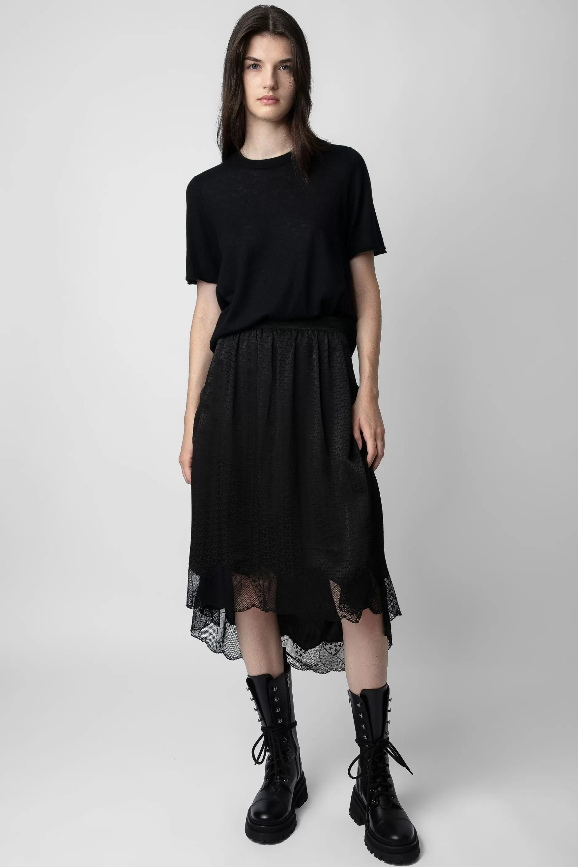 Zadig & Voltaire Jupe Joslin Jacquard Zv Modele 3D^Femmes Robes Et Jupes