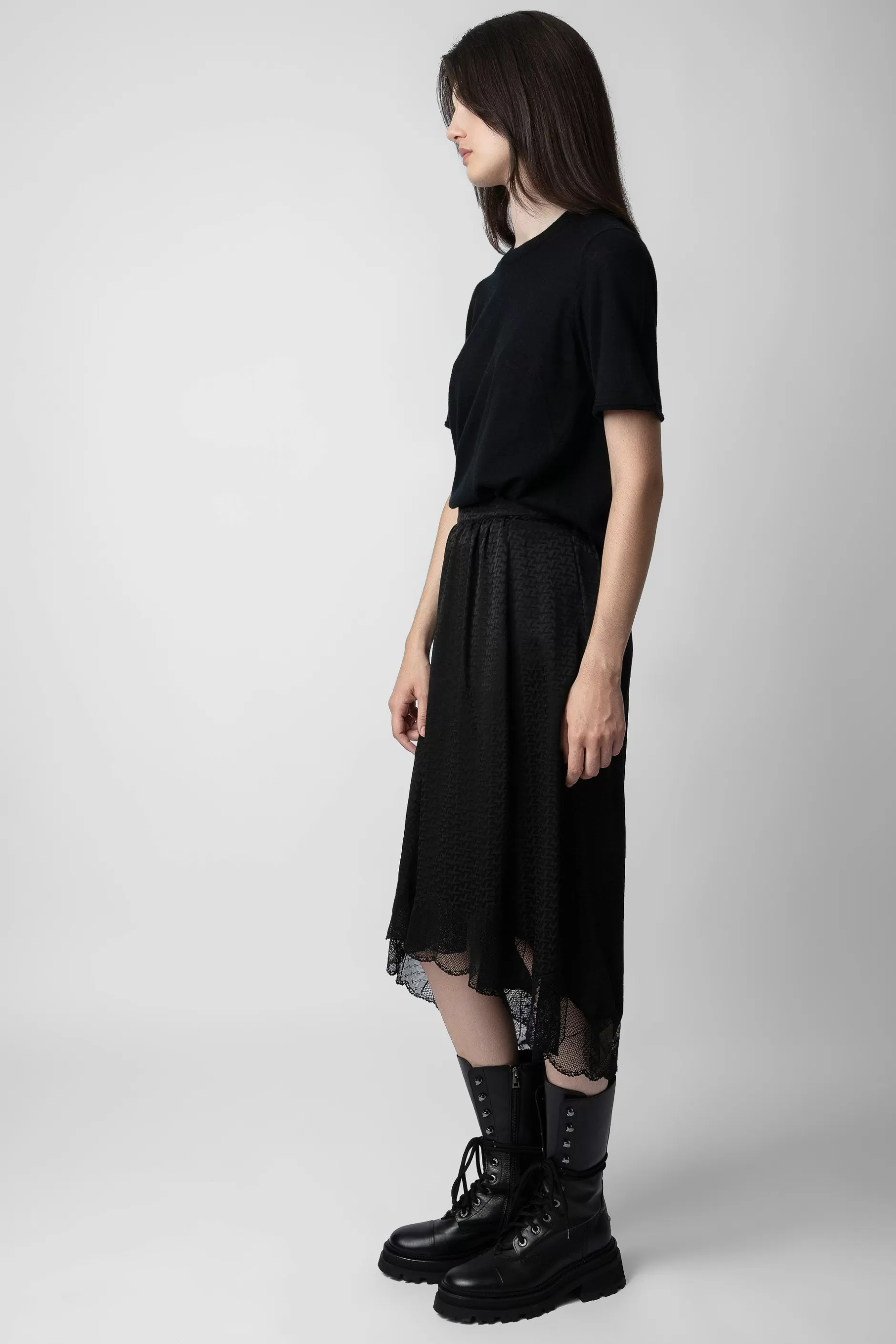 Zadig & Voltaire Jupe Joslin Jacquard Zv Modele 3D^Femmes Robes Et Jupes