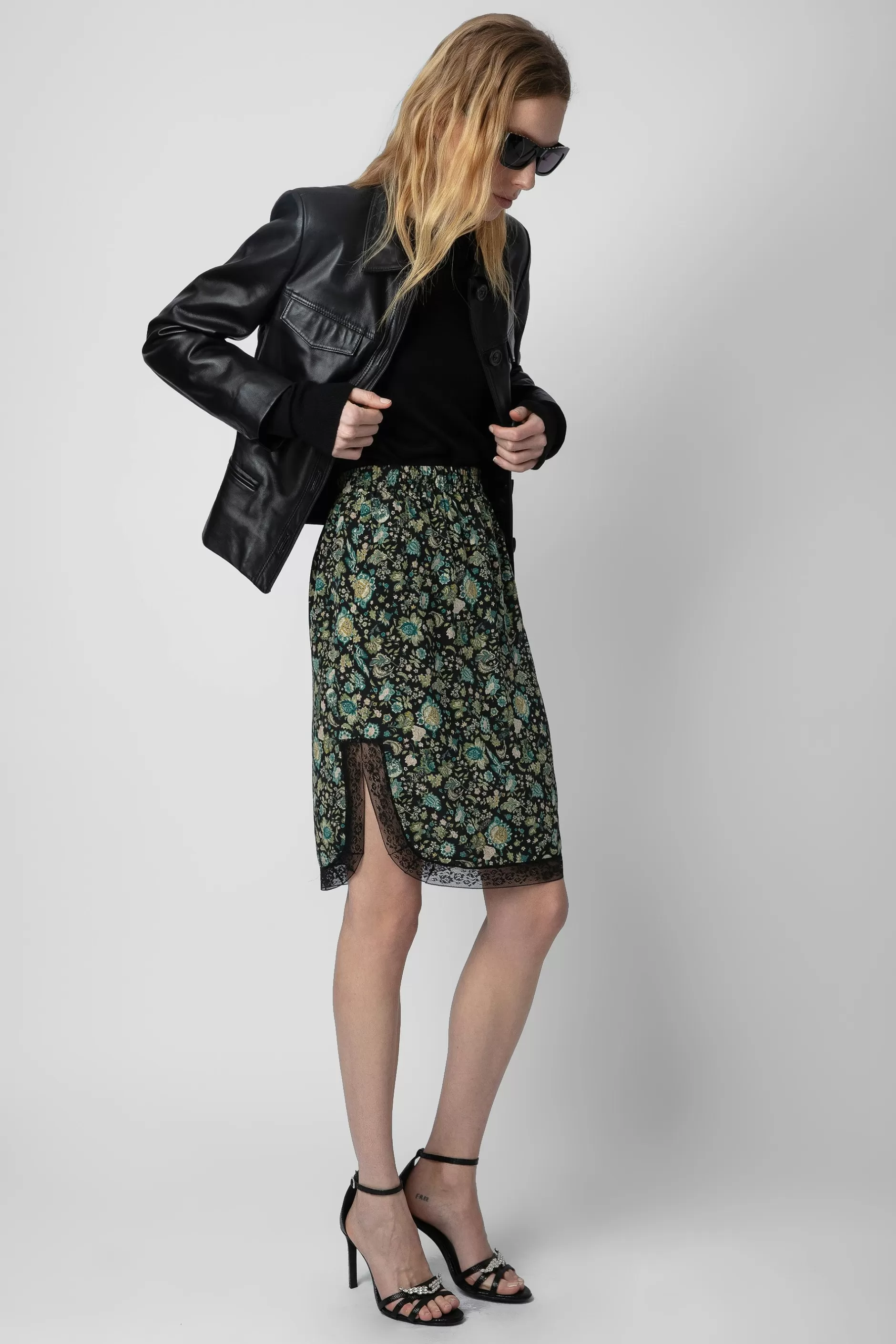 Zadig & Voltaire Jupe Jozy En Soie^Femmes Robes Et Jupes