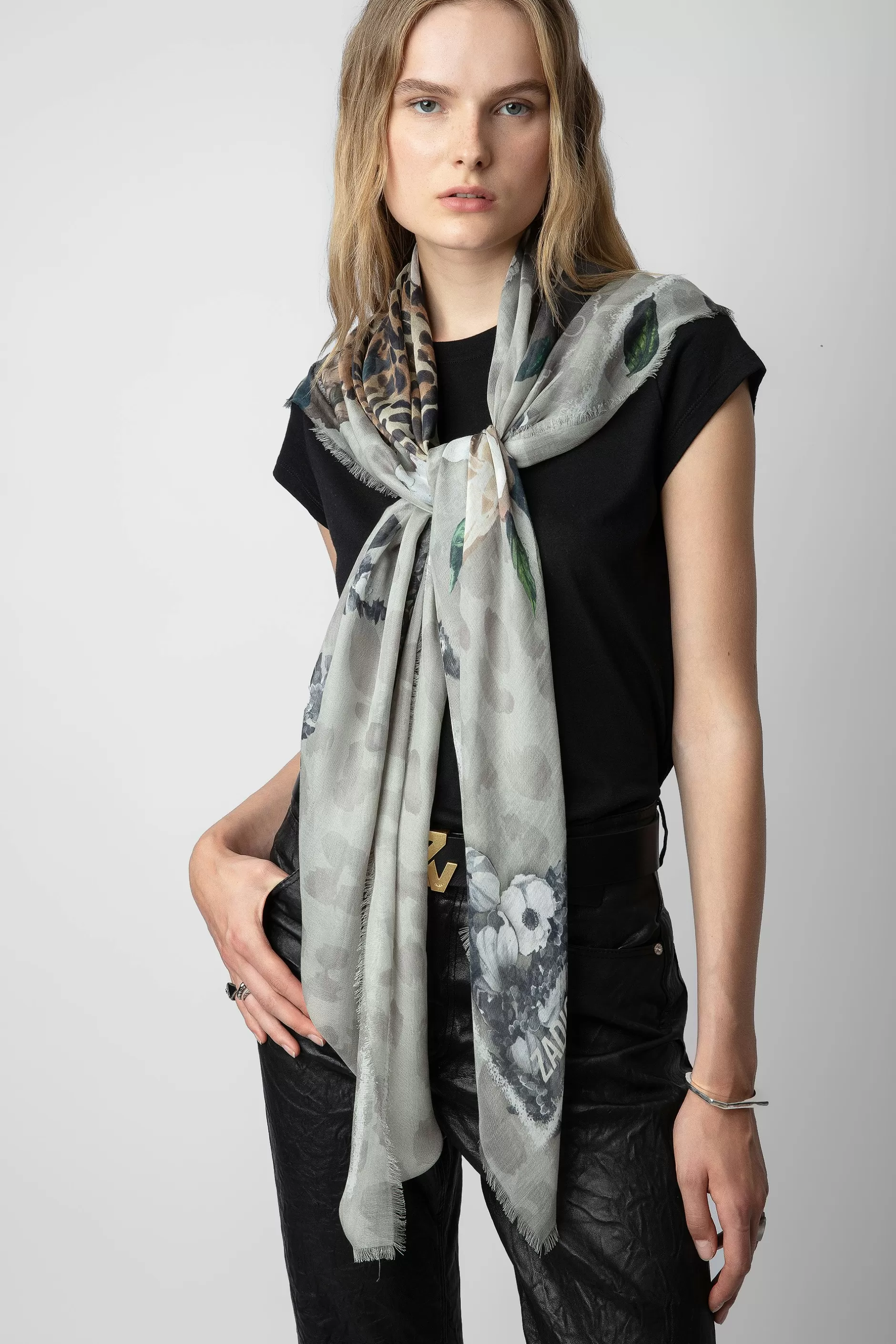 Zadig & Voltaire Kerry Foulard^Femmes Echarpes