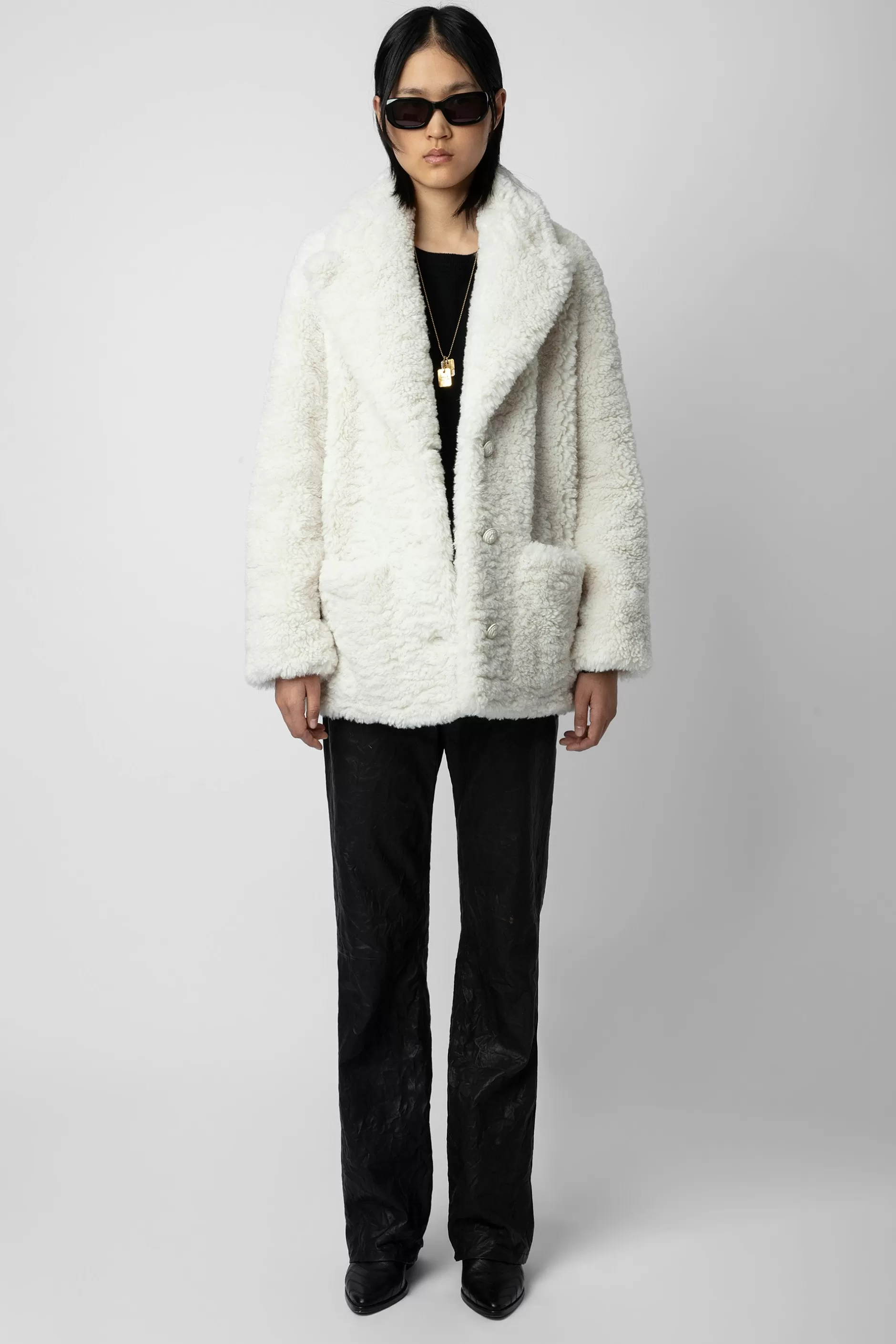 Zadig & Voltaire Manteau Doux Boucle Fleur^Femmes Manteaux Et Vestes