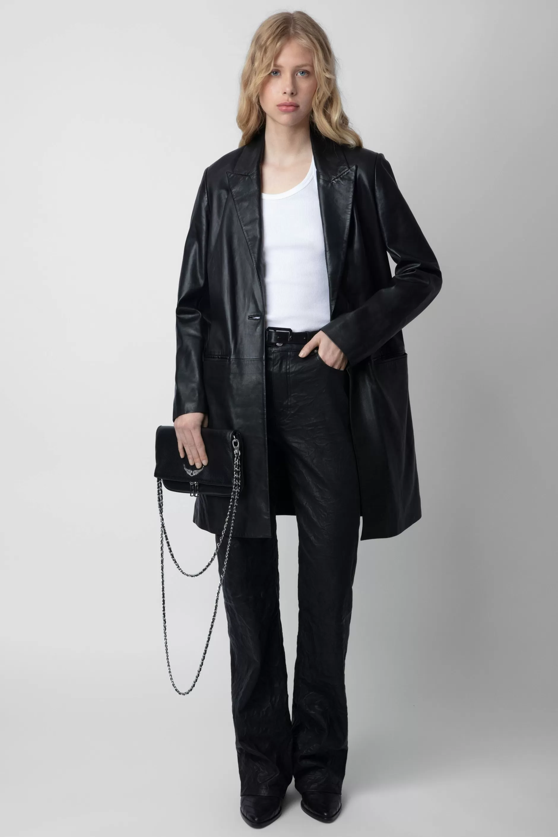 Zadig & Voltaire Manteau En Cuir Monarque^Femmes Manteaux Et Vestes
