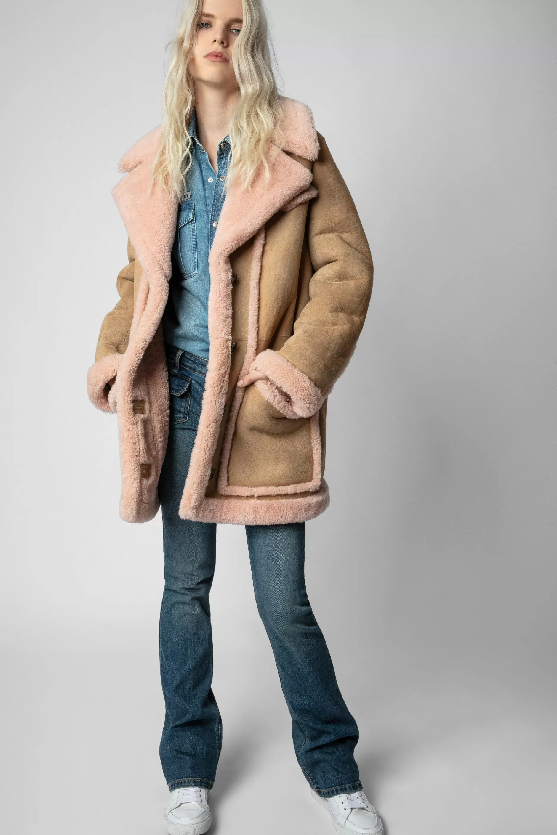 Zadig & Voltaire Manteau Laury En Peau De Mouton^Femmes Manteaux Et Vestes