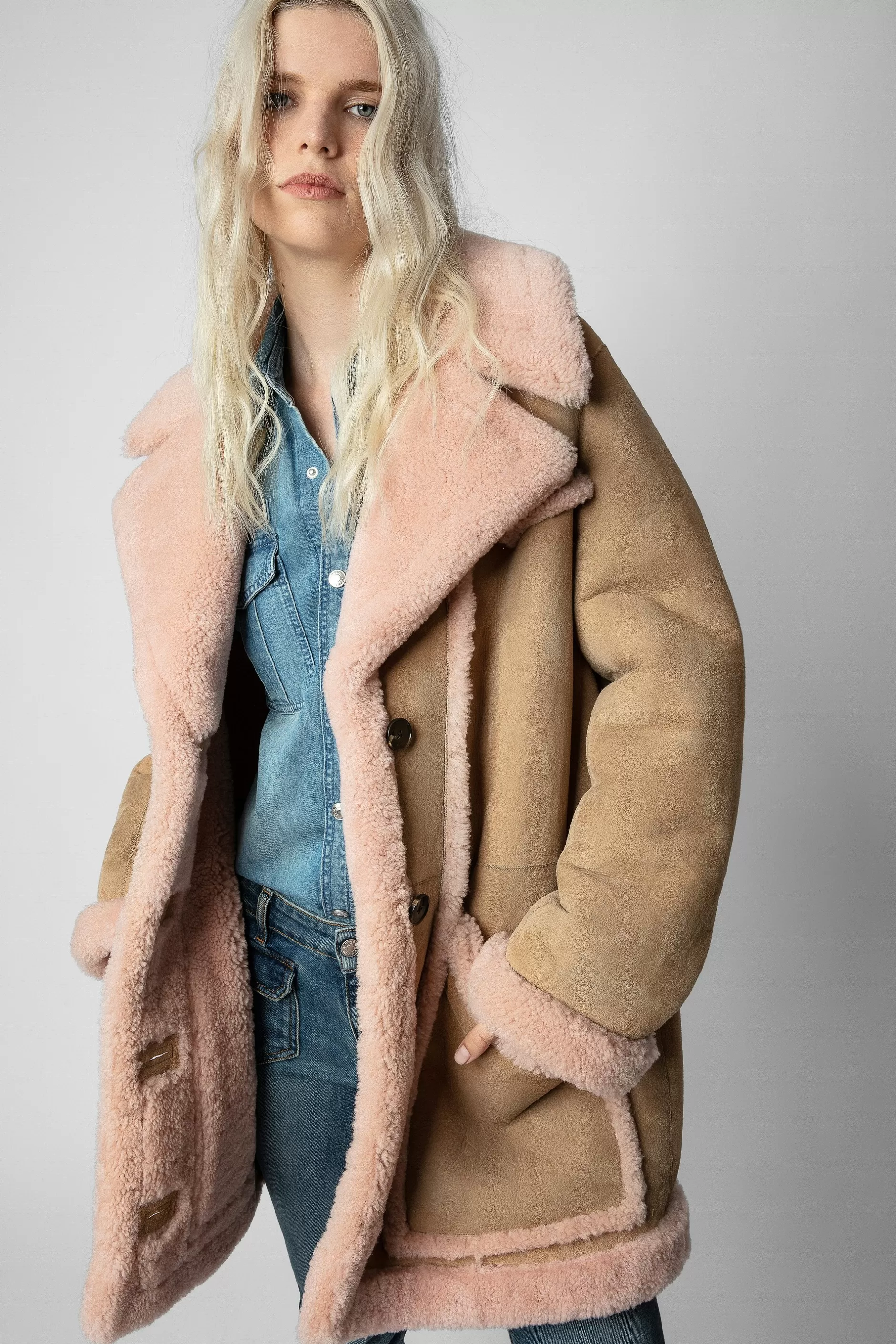 Zadig & Voltaire Manteau Laury En Peau De Mouton^Femmes Manteaux Et Vestes
