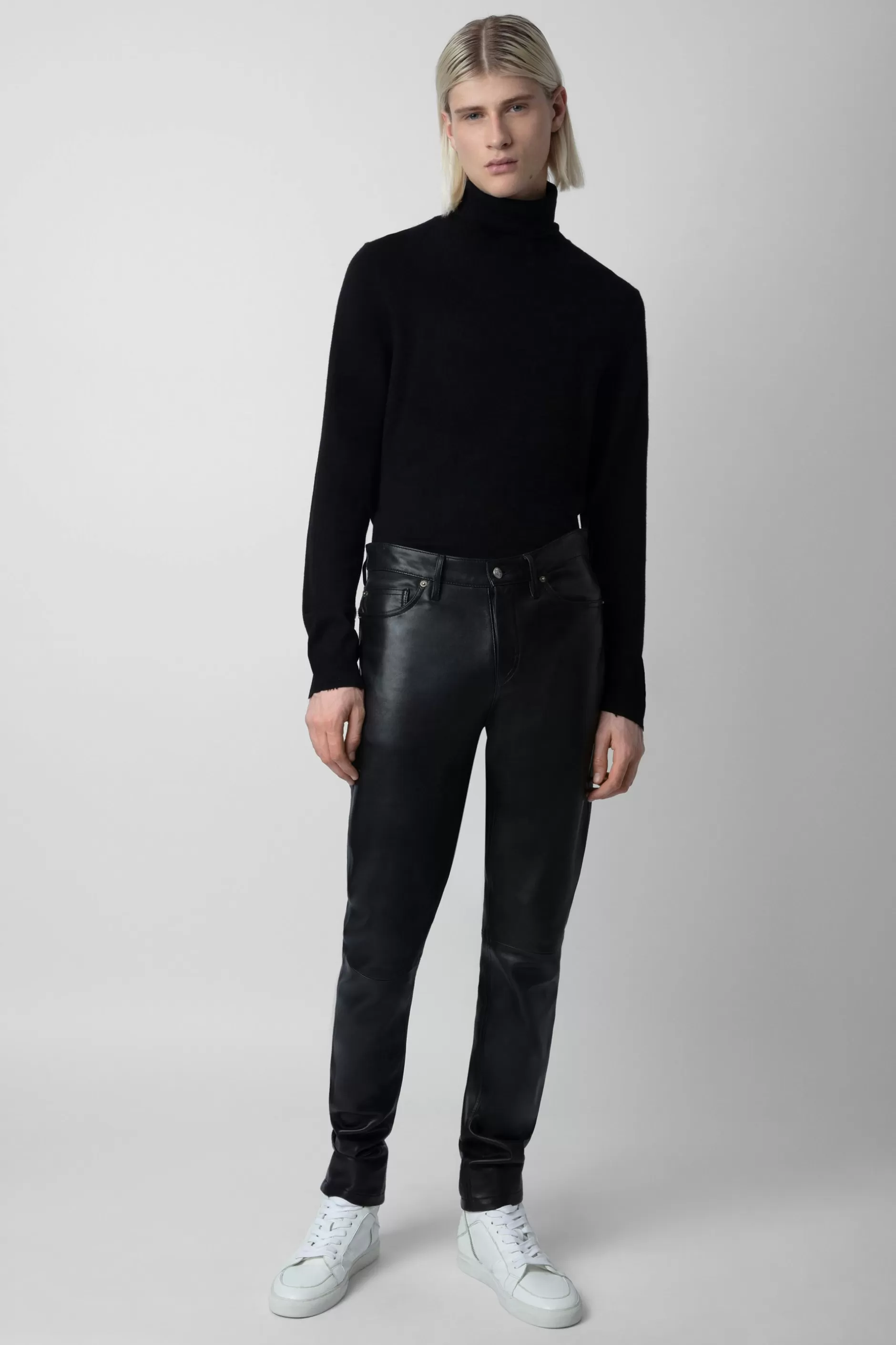 Zadig & Voltaire Pantalon En Cuir David En Cuir^Hommes Pantalons Et Shorts