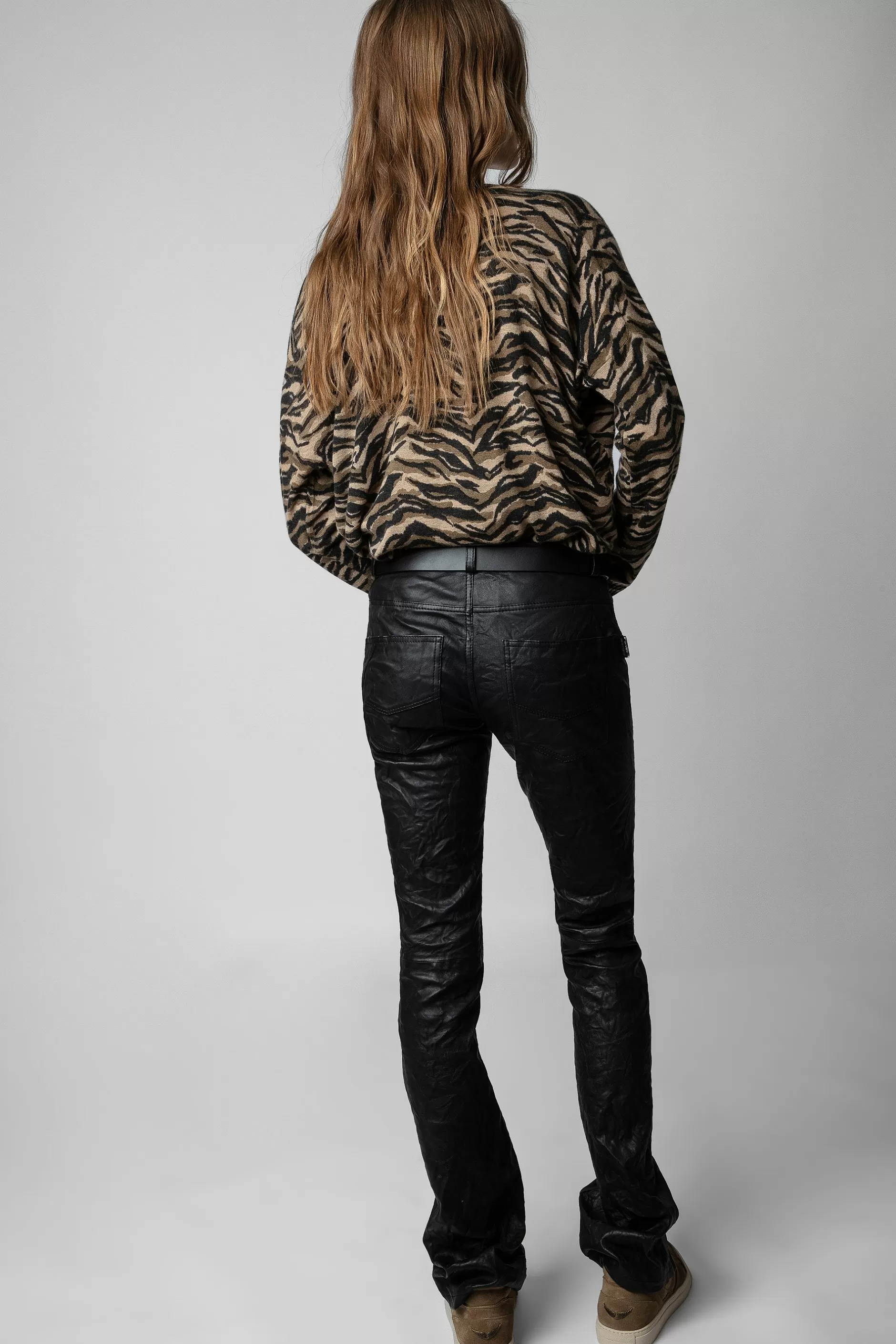 Zadig & Voltaire Pantalon En Cuir Froisse Hippie^Femmes Pantalons Et Shorts