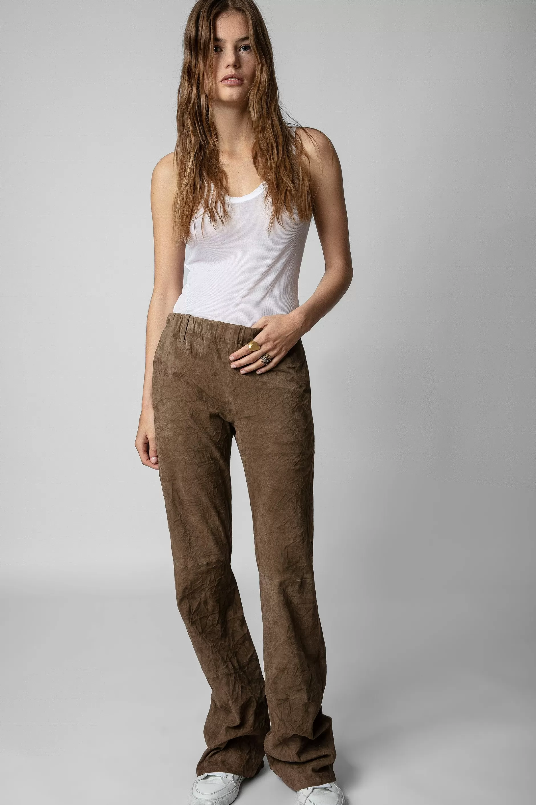 Zadig & Voltaire Pantalon En Daim Froisse Parfait^Femmes Pantalons Et Shorts