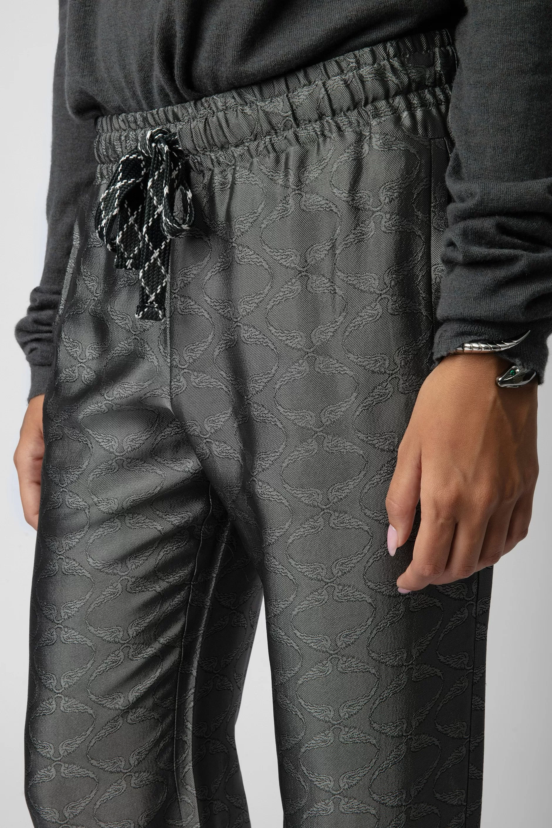 Zadig & Voltaire Pantalon En Jacquard A Pompons^Femmes Costumes