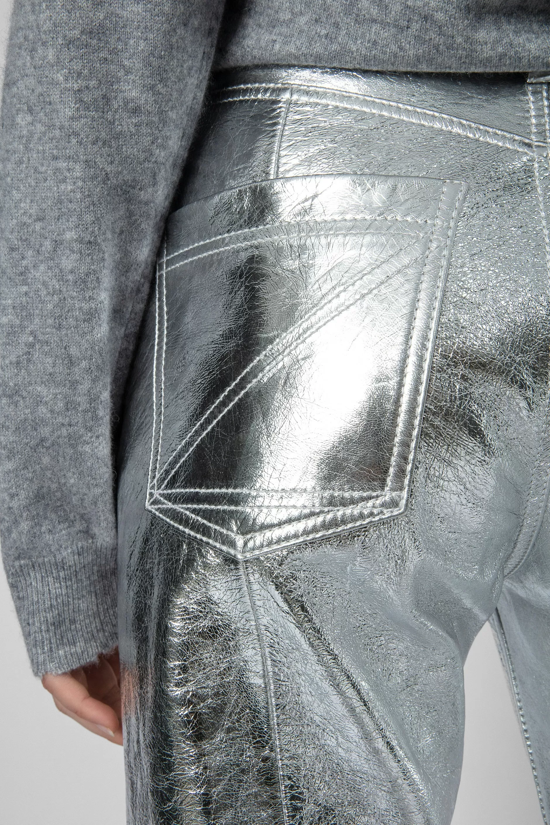 Zadig & Voltaire Pantalon Poete En Cuir^Femmes Pantalons Et Shorts