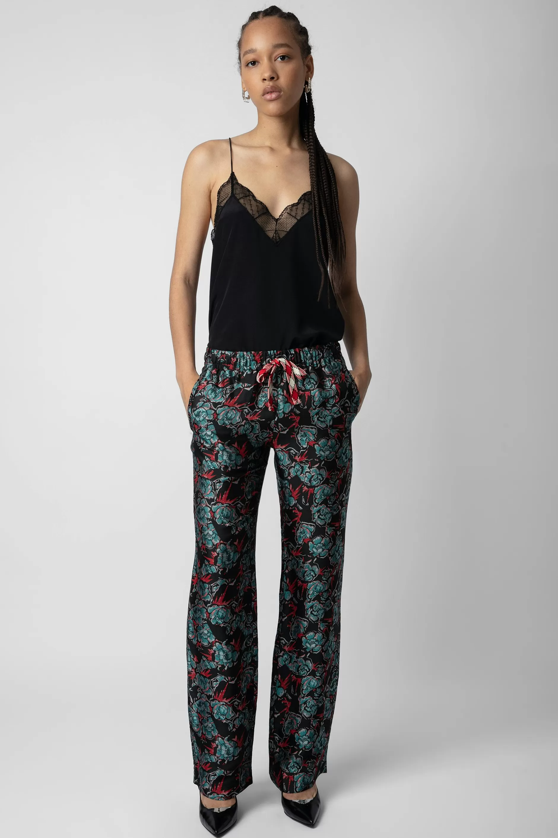 Zadig & Voltaire Pantalon Pomy Thunder Jacquard^Femmes Costumes