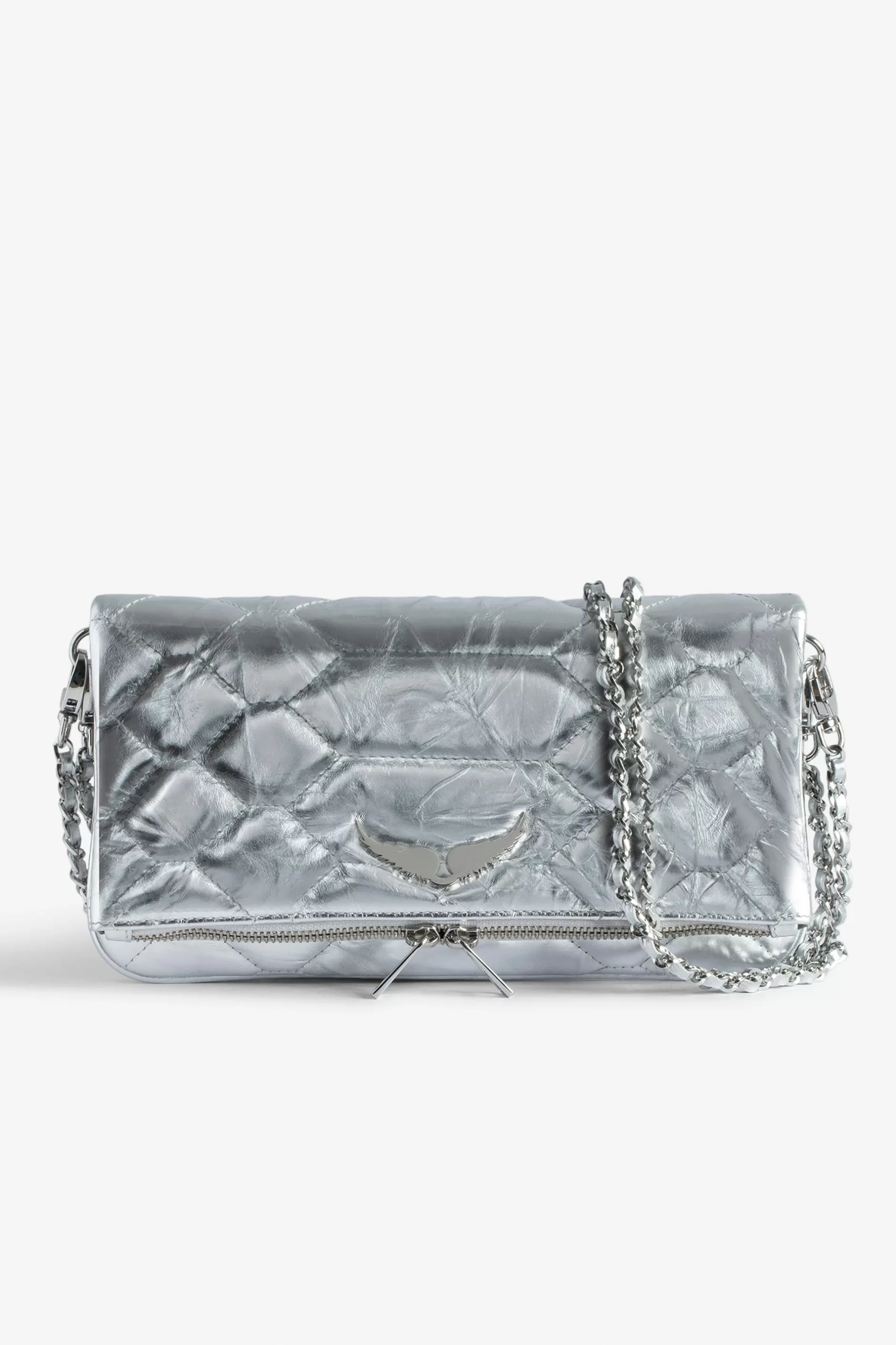 Zadig & Voltaire Pochette Metallique Matelassee Rock^Femmes Sacs A Bandoulière