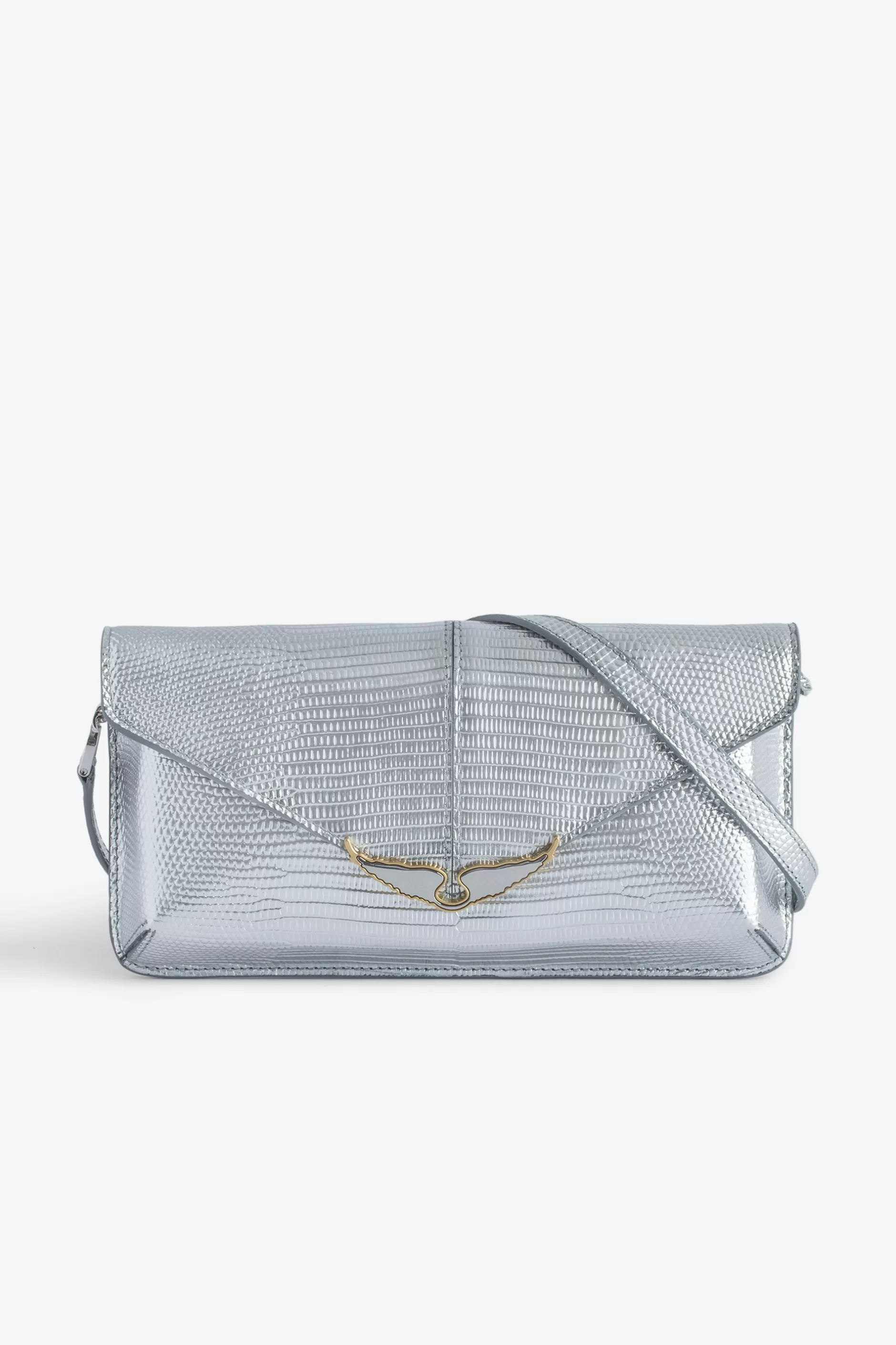 Zadig & Voltaire Pochette Metallisee Gaufree Borderline^Femmes Sacs A Bandoulière