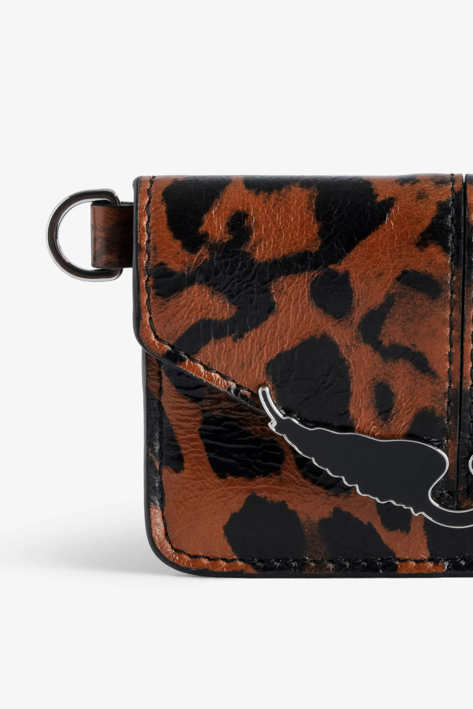 Zadig & Voltaire Porte-Carte Leopard Borderline Pass^Femmes Portefeuilles Et Porte-Monnaie