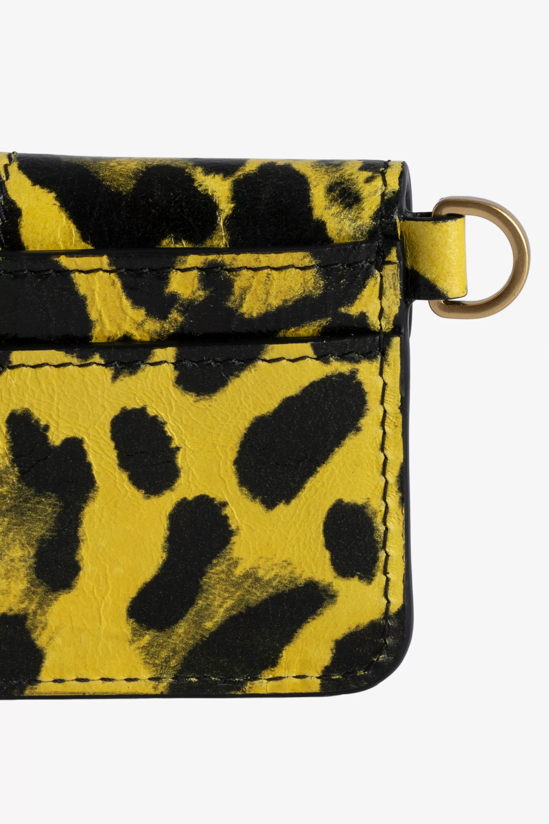 Zadig & Voltaire Porte-Carte Leopard Borderline Pass^Femmes Portefeuilles Et Porte-Monnaie