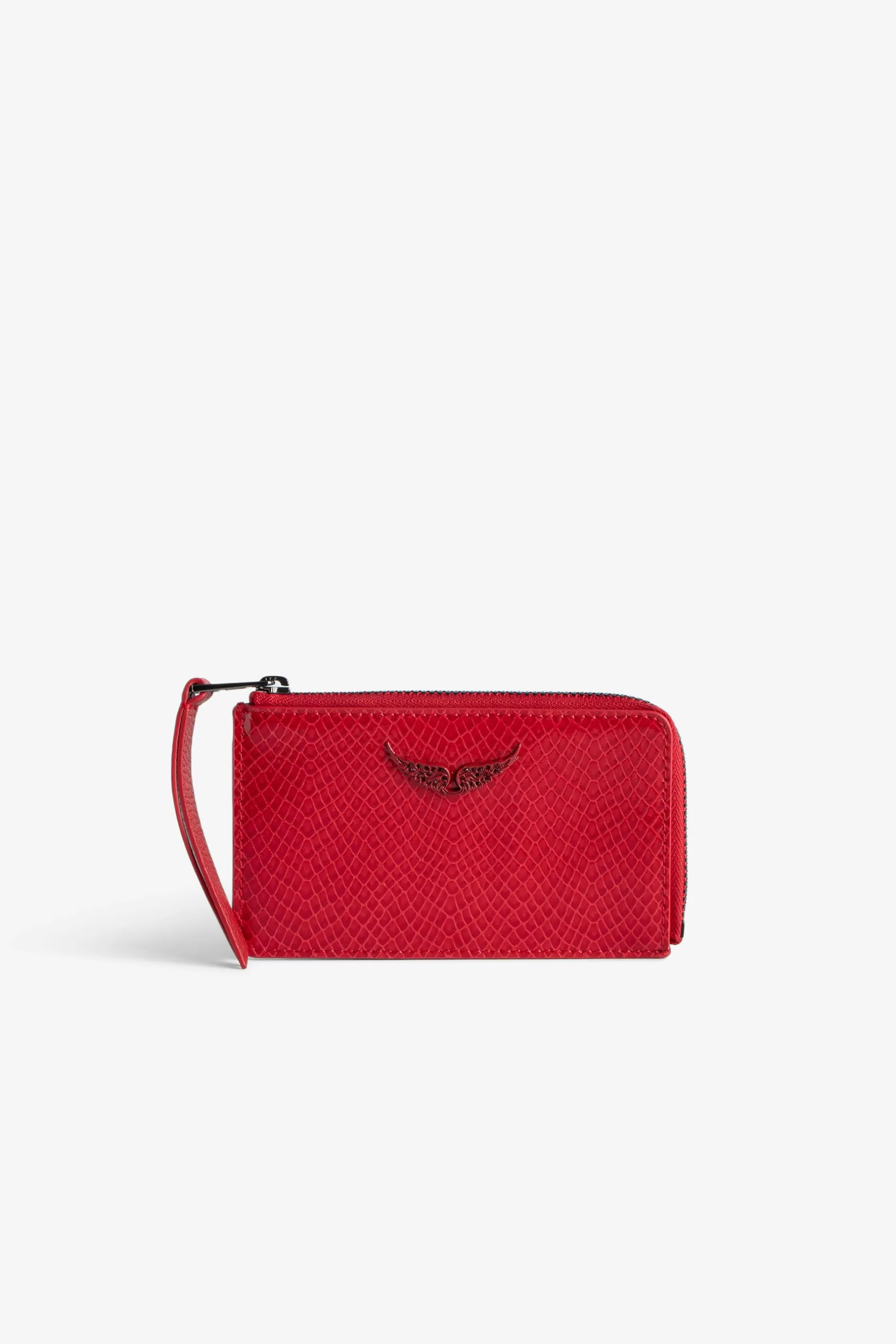 Zadig & Voltaire Porte-Cartes En Relief Sauvage Brillant Zv Card^Femmes Portefeuilles Et Porte-Monnaie