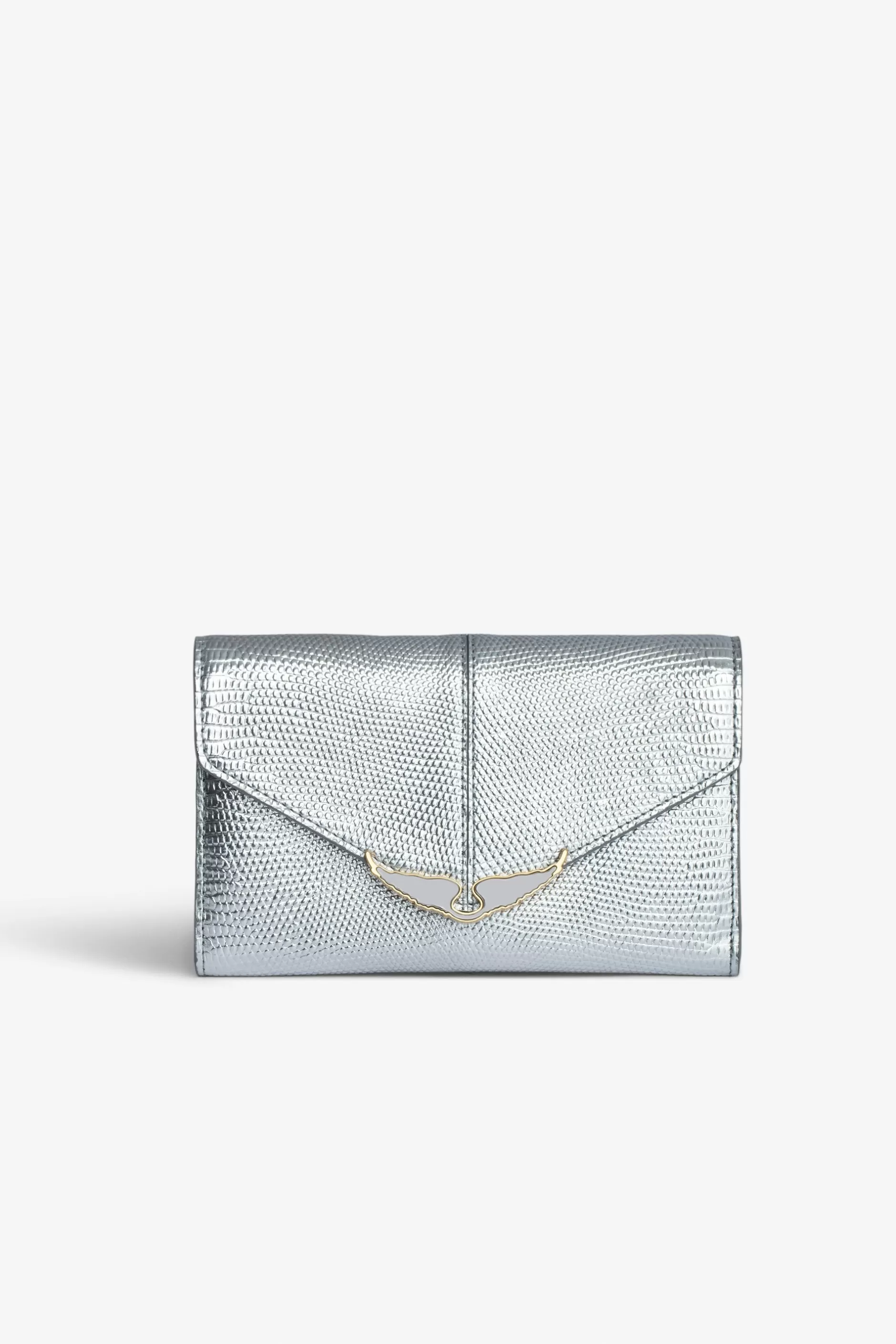 Zadig & Voltaire Portefeuille Metallise Gaufre Borderline^Femmes Portefeuilles Et Porte-Monnaie