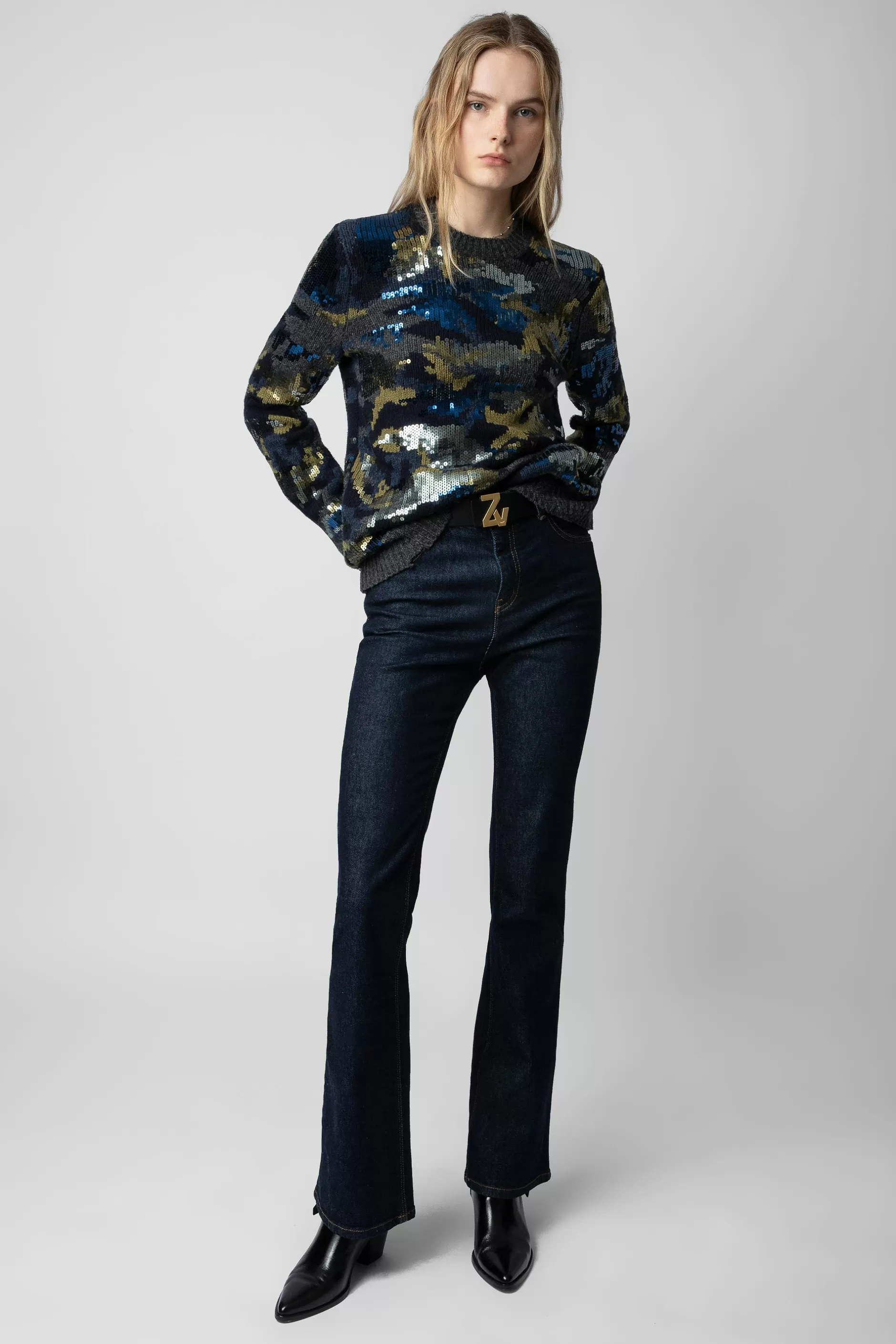 Zadig & Voltaire Pull Cosmy A Paillettes^Femmes Pulls Et Gilets