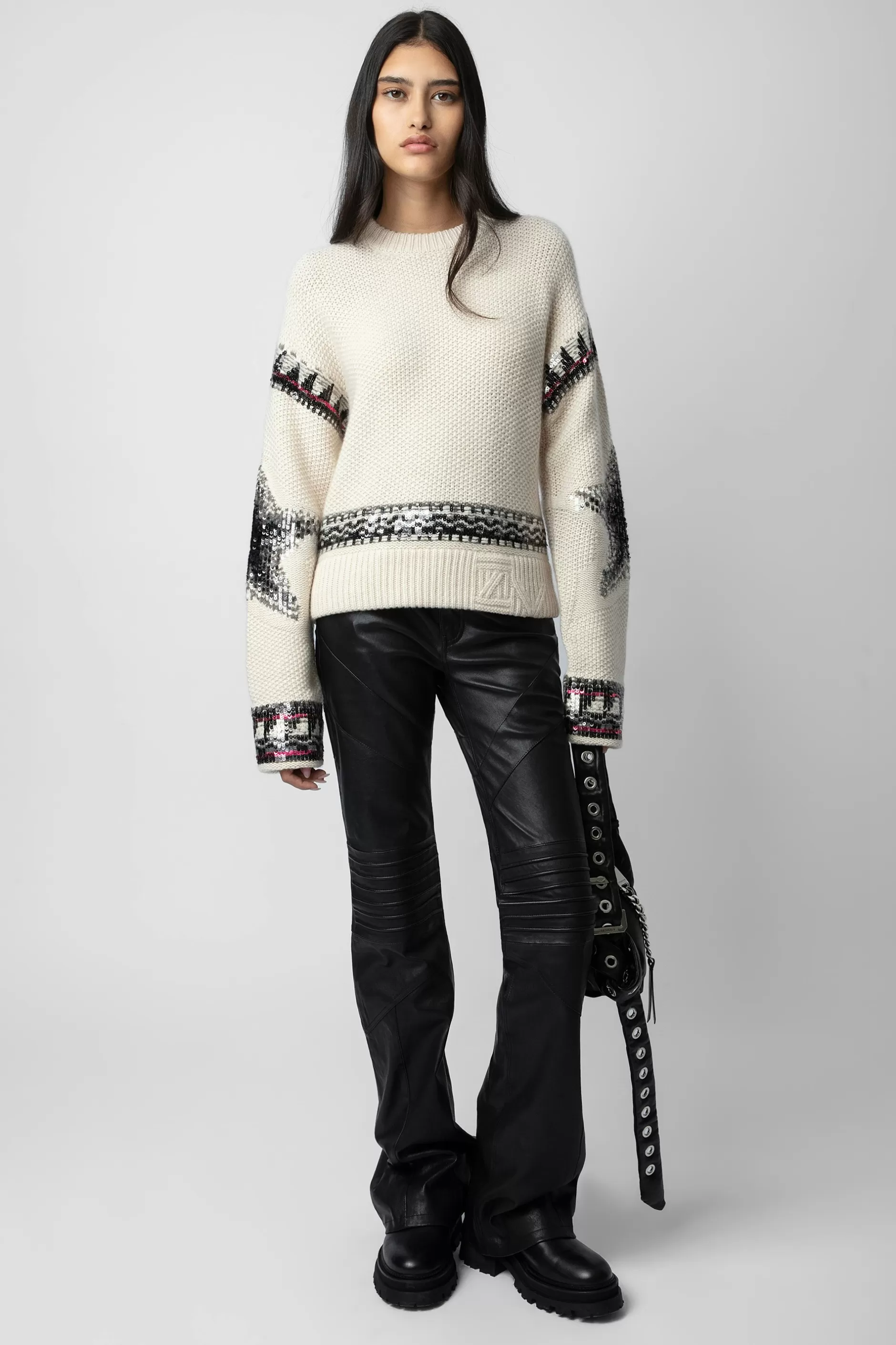 Zadig & Voltaire Pull En Cachemire A Paillettes Kanson^Femmes Pulls Et Gilets