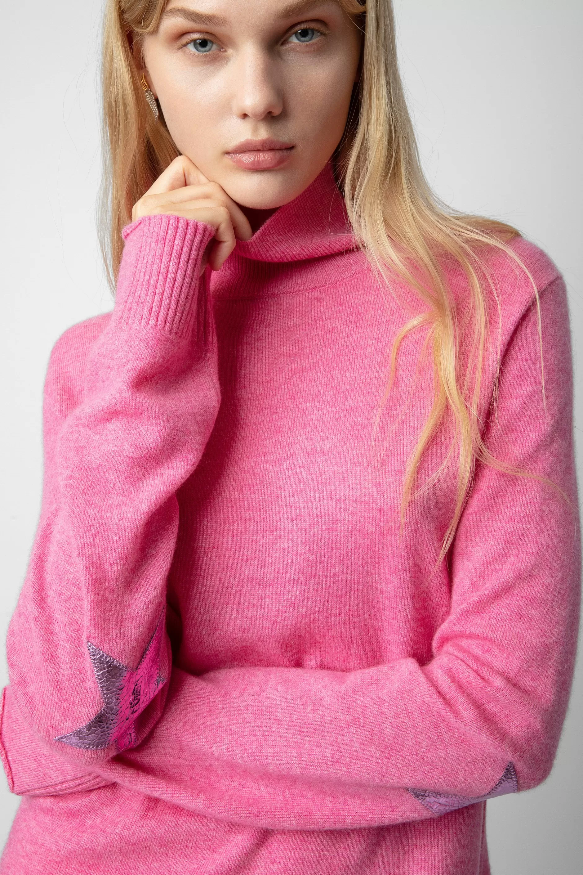 Zadig & Voltaire Pull En Cachemire A Patch Ginny^Femmes Pulls Et Gilets