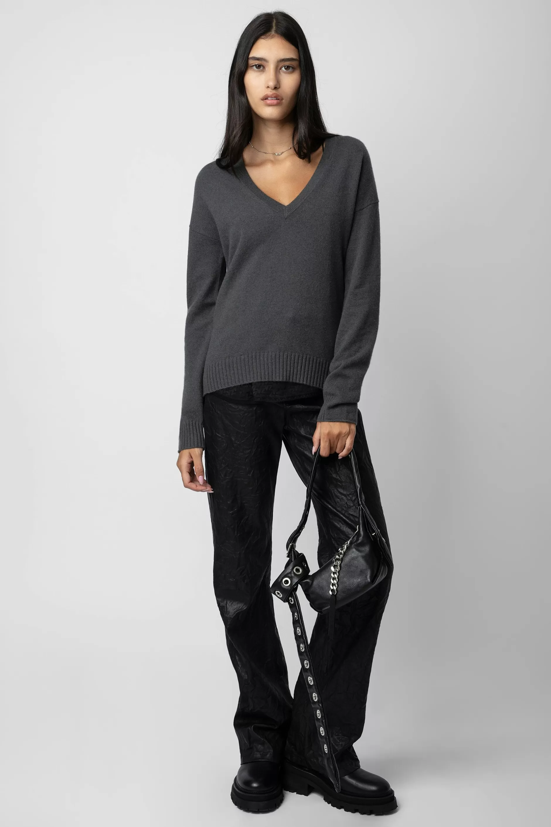 Zadig & Voltaire Pull En Cachemire A Patch Vivi^Femmes Pulls Et Gilets