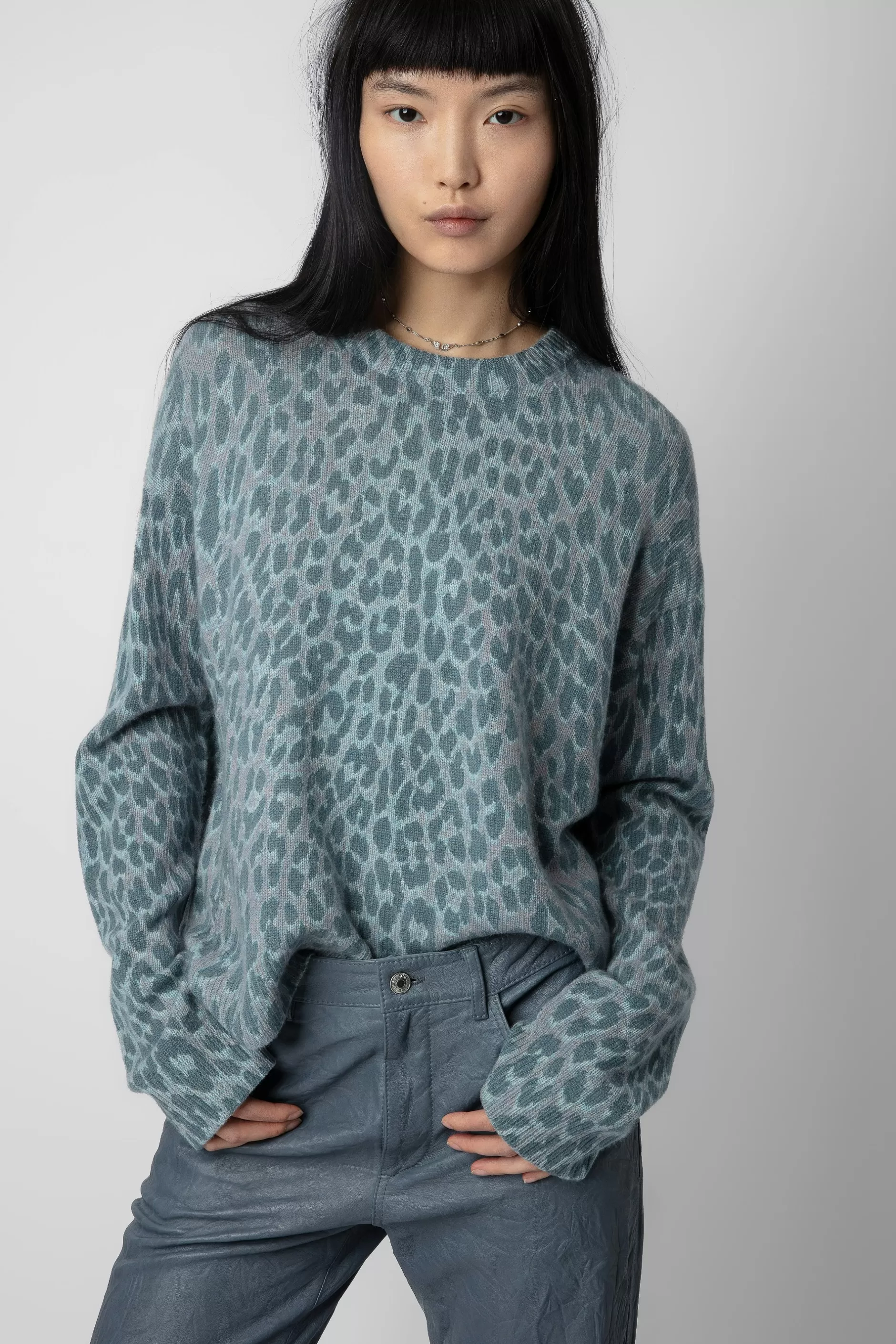 Zadig & Voltaire Pull En Cachemire Leopard Markus^Femmes Pulls Et Gilets